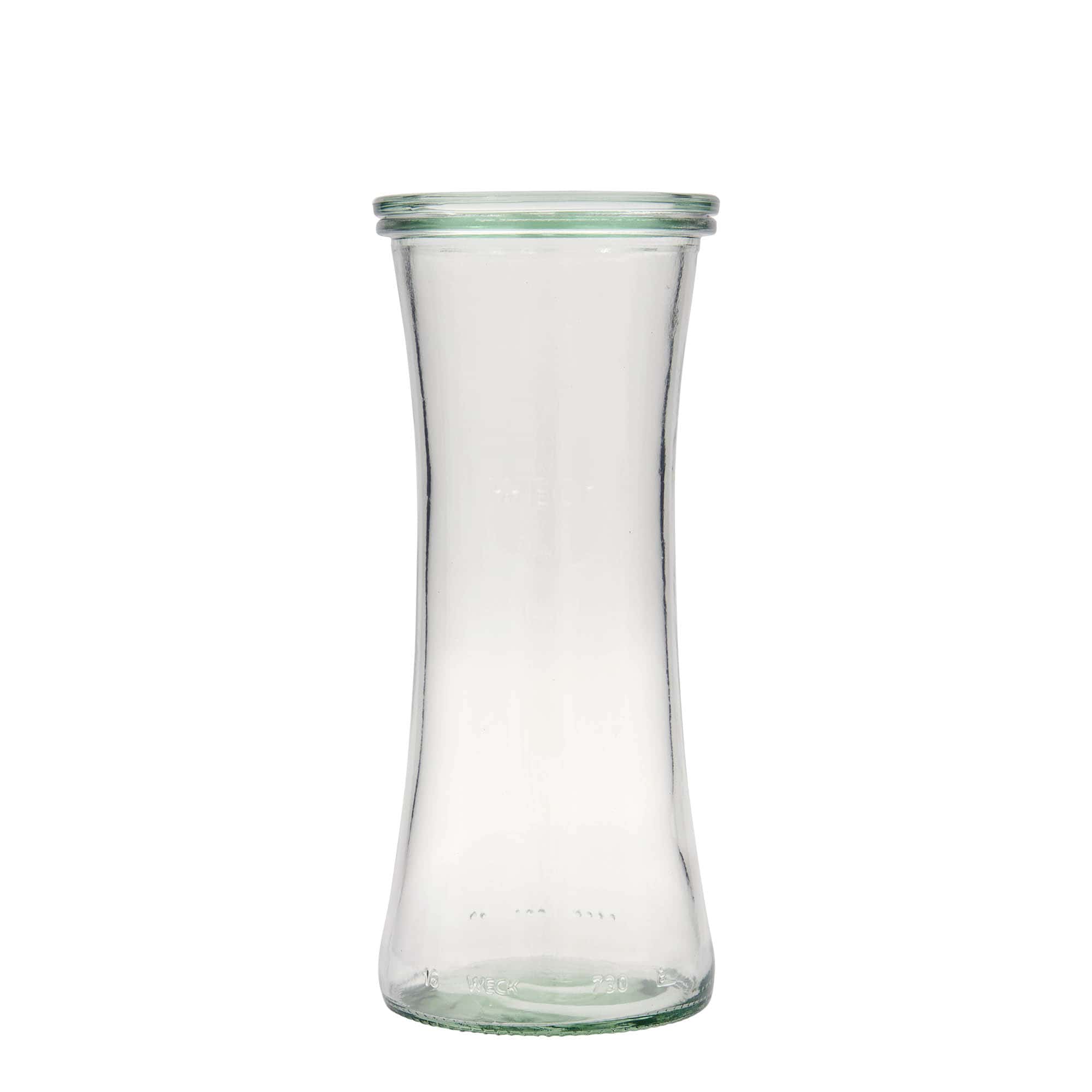 6x 730 ml WECK-delikatesseglas med glaslåg RR 80