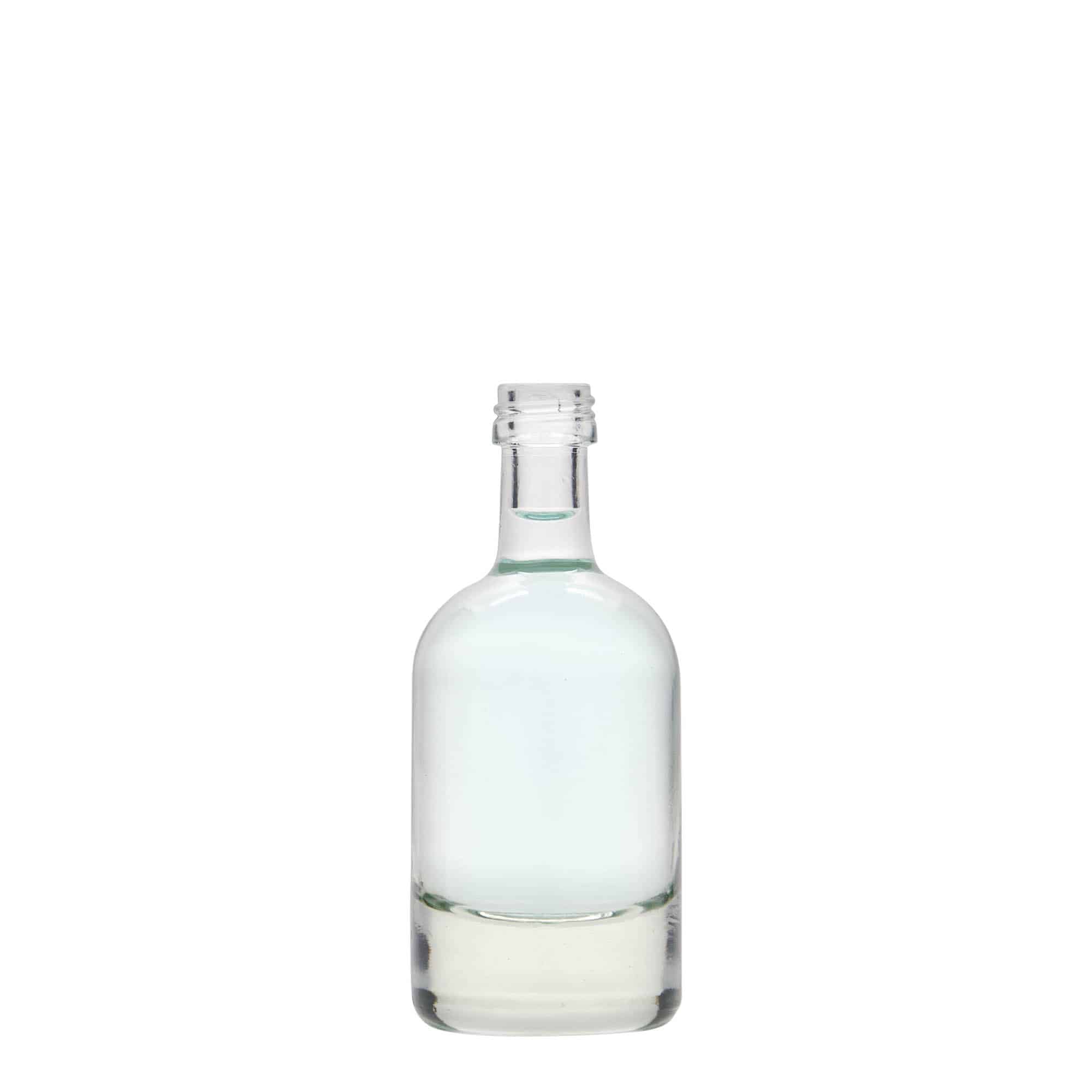 50 ml glasflaske 'Linea Uno', åbning: PP 18 50 ml glasflaske 'Linea Uno', åbning: PP 18