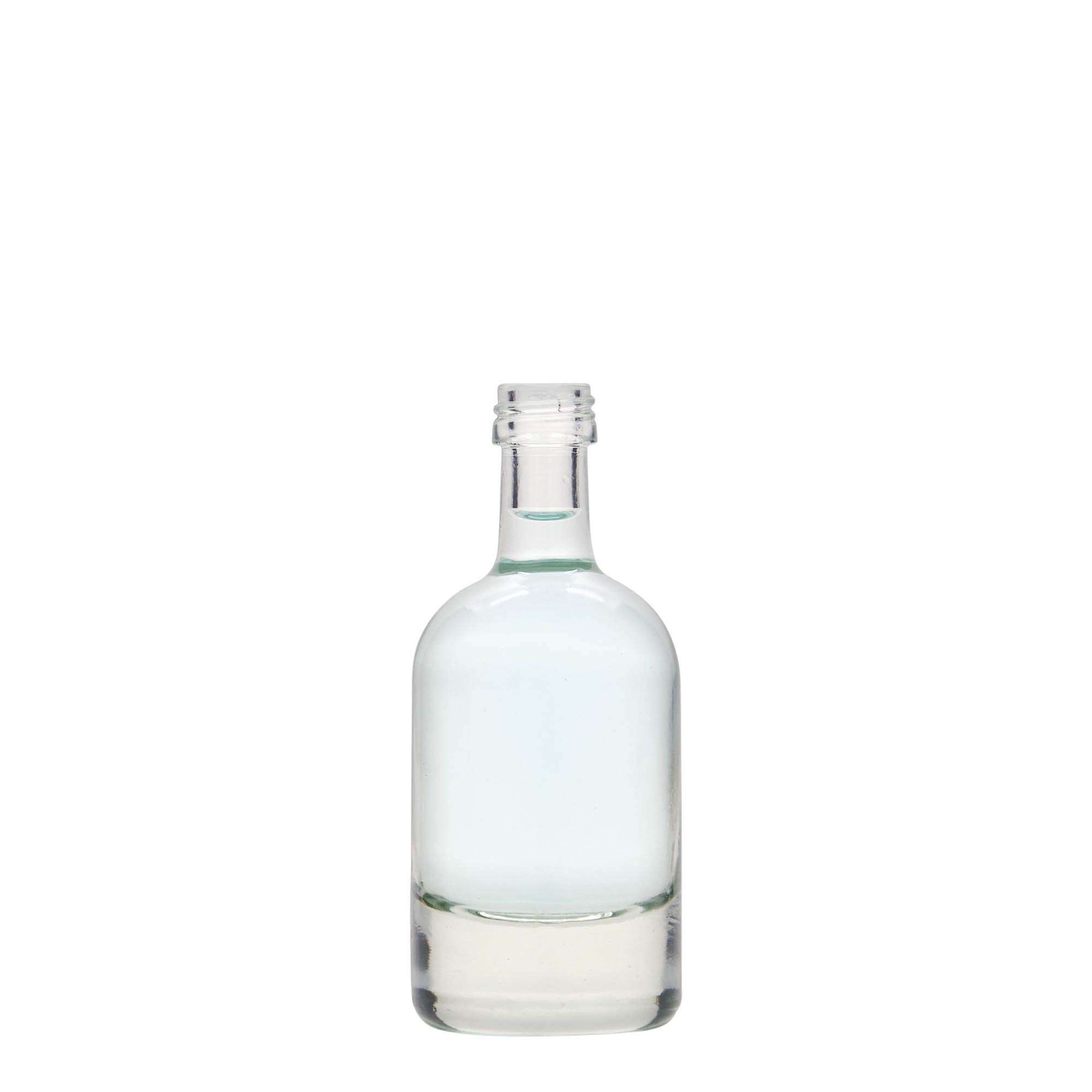 50 ml glasflaske 'Linea Uno', åbning: PP 18 50 ml glasflaske 'Linea Uno', åbning: PP 18