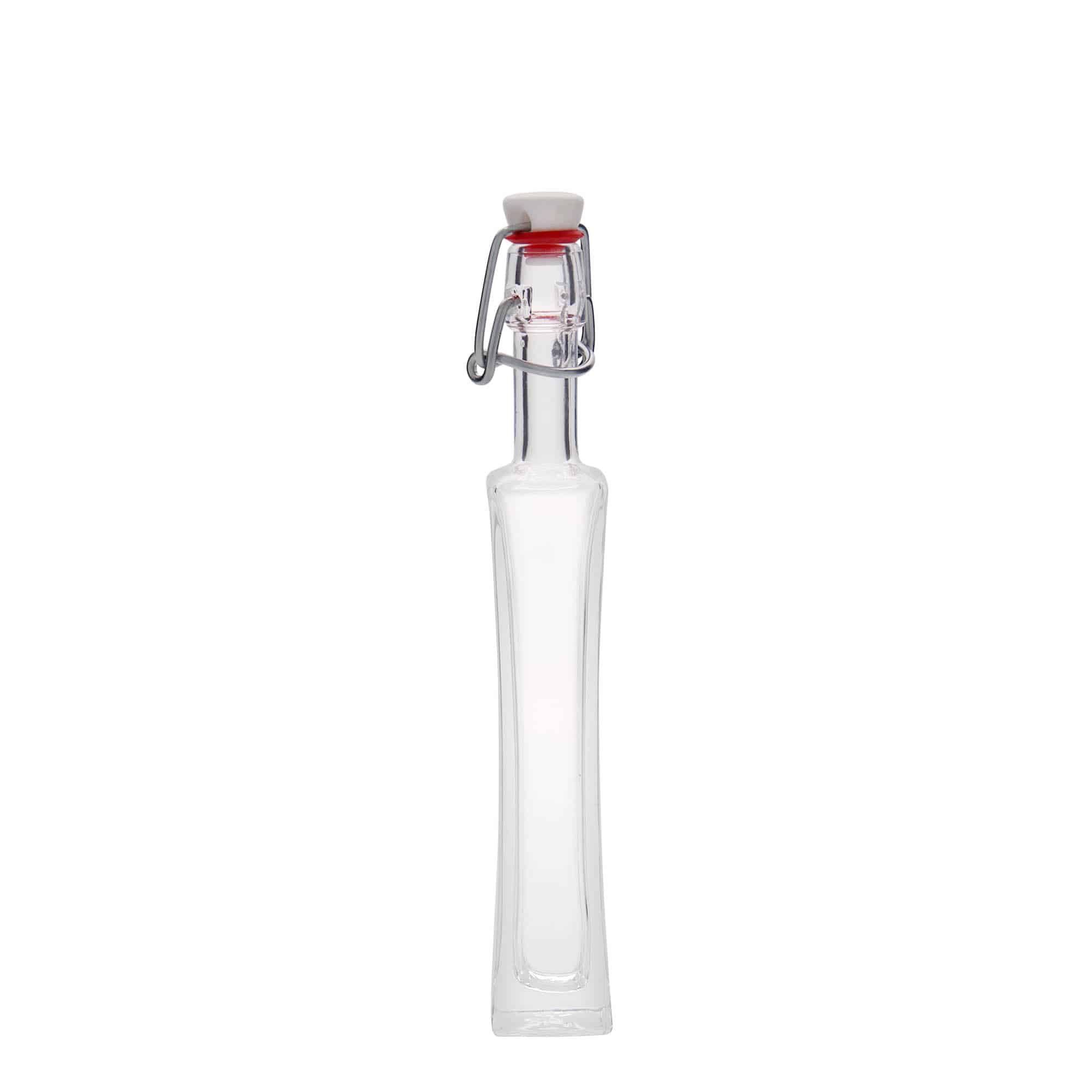 40 ml glasflaske 'Koko', firkantet, åbning: patentprop