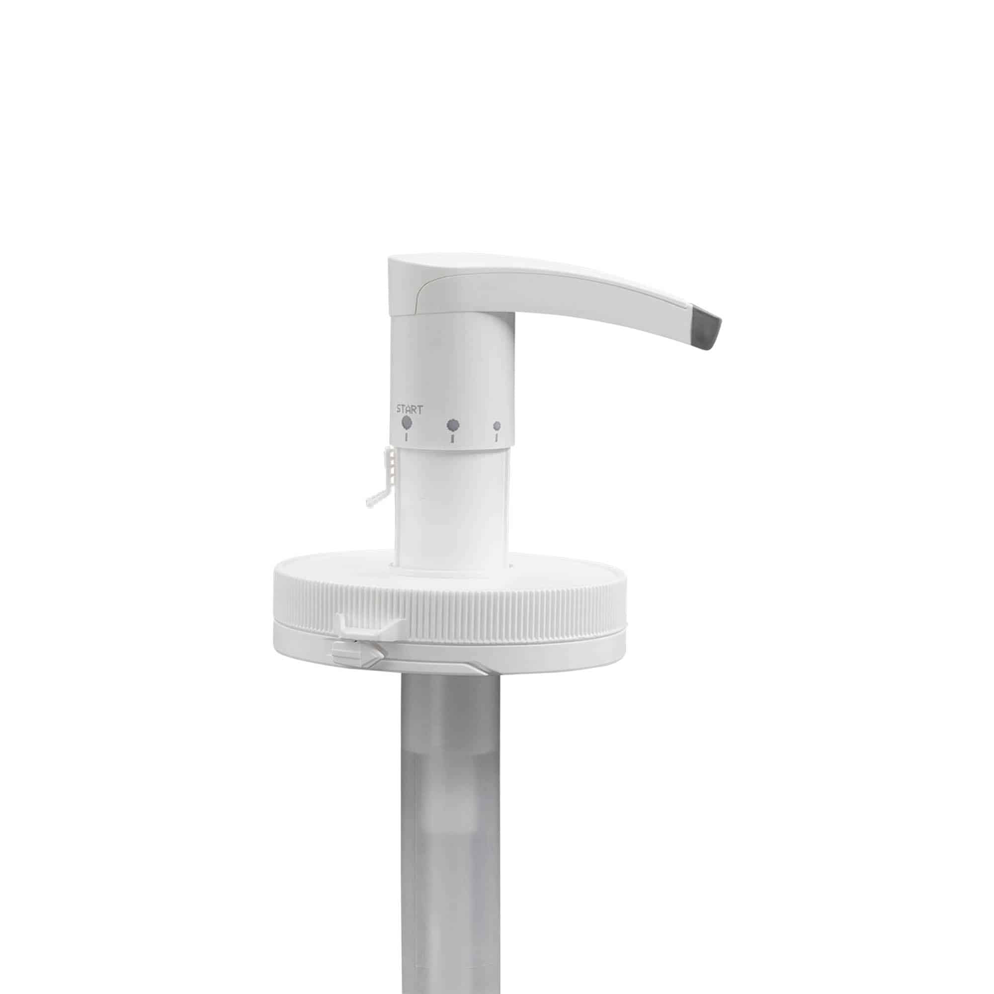 Dispenserpumpe til 655 ml 'Securibox', PE-plast, hvid, til åbning: skruelåg