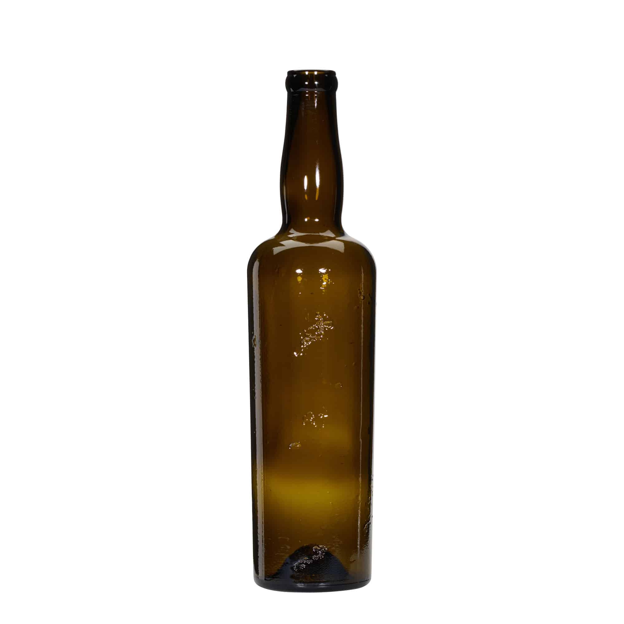 750 ml Wildt Fremstillet Glasflaske »Siroco«, brun, Åbning: Kork
