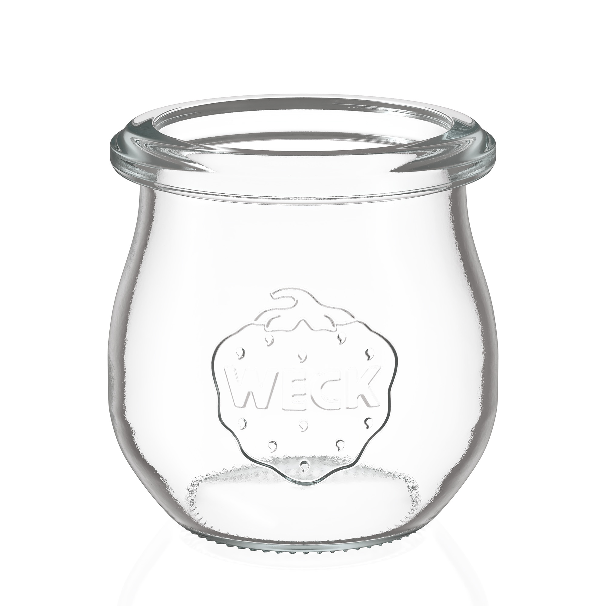 12x 75 ml WECK-tulipanglas med glaslåg RR 40