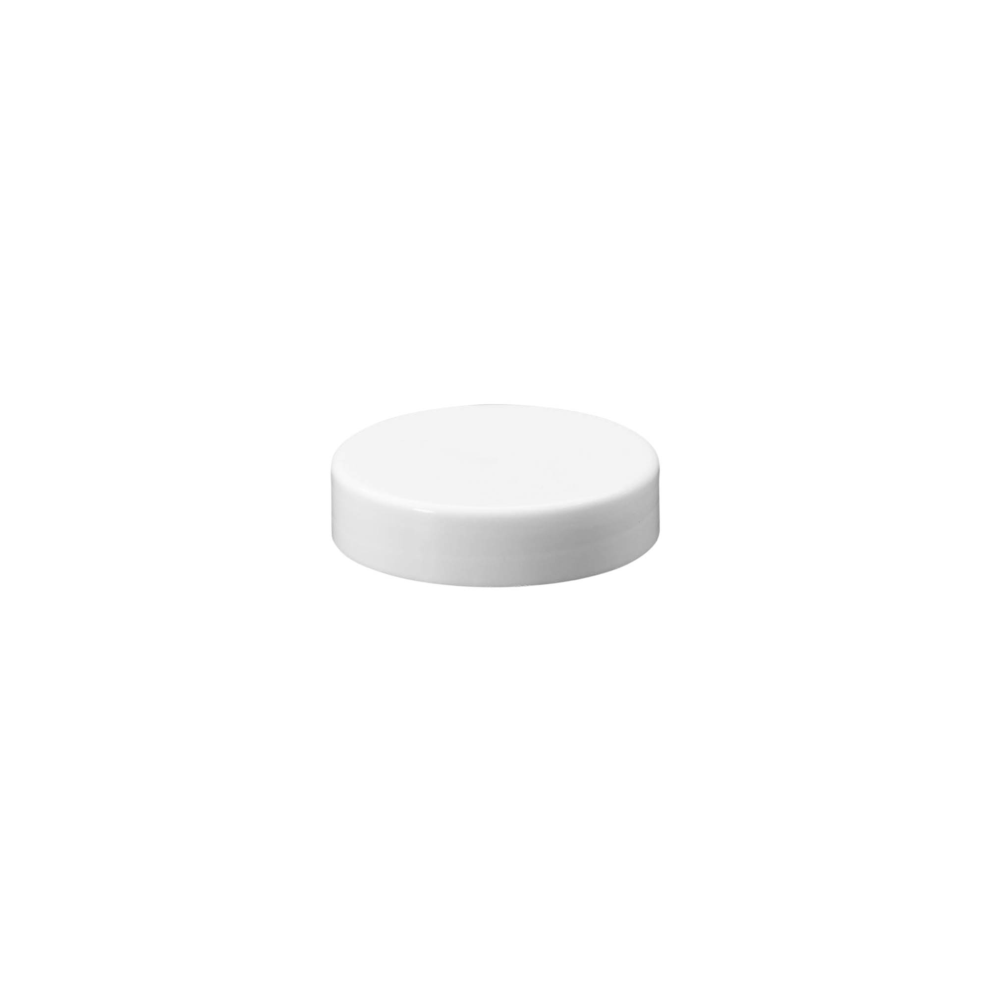 Skruelåg, PP-plast, hvid, til åbning: 48/400