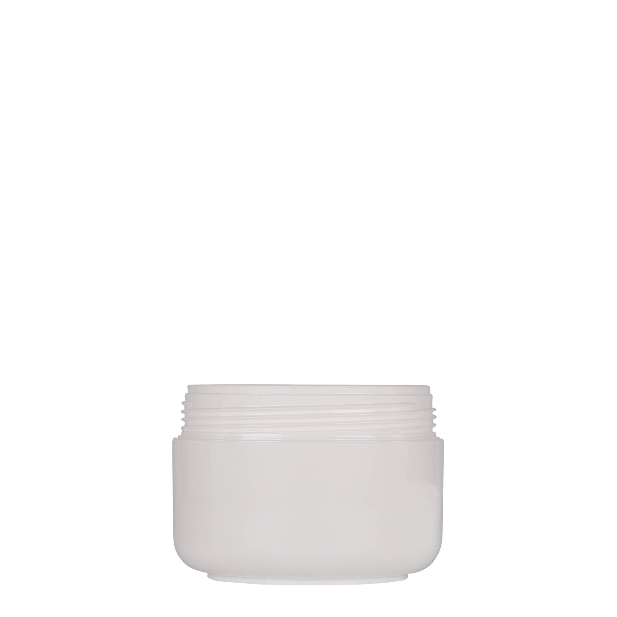 150 ml plastdåse 'Bianca', PP, hvid, åbning: skruelåg 150 ml plastdåse 'Bianca', PP, hvid, åbning: skruelåg