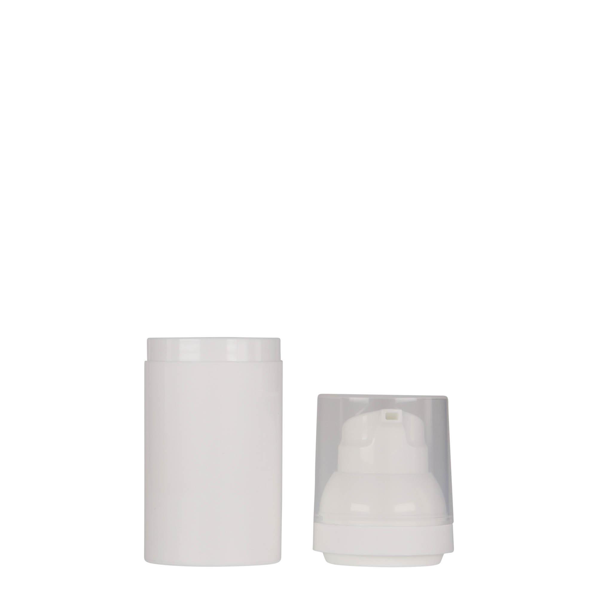 30 ml Airless-dispenser »Mezzo«, PP-plast, hvid