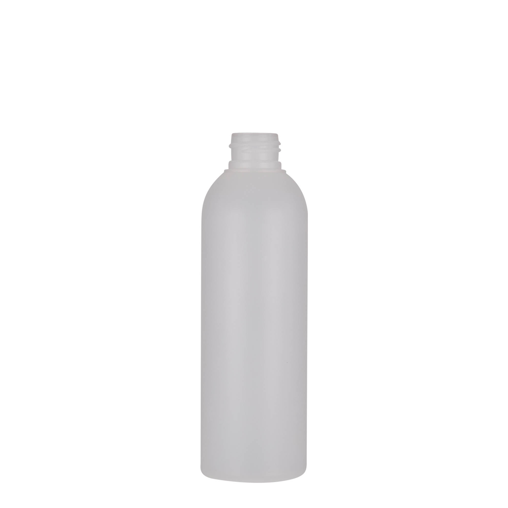 200 ml plastikflaske 'Tuffy', HDPE, natur, åbning: 24/410 200 ml plastikflaske 'Tuffy', HDPE, natur, åbning: 24/410