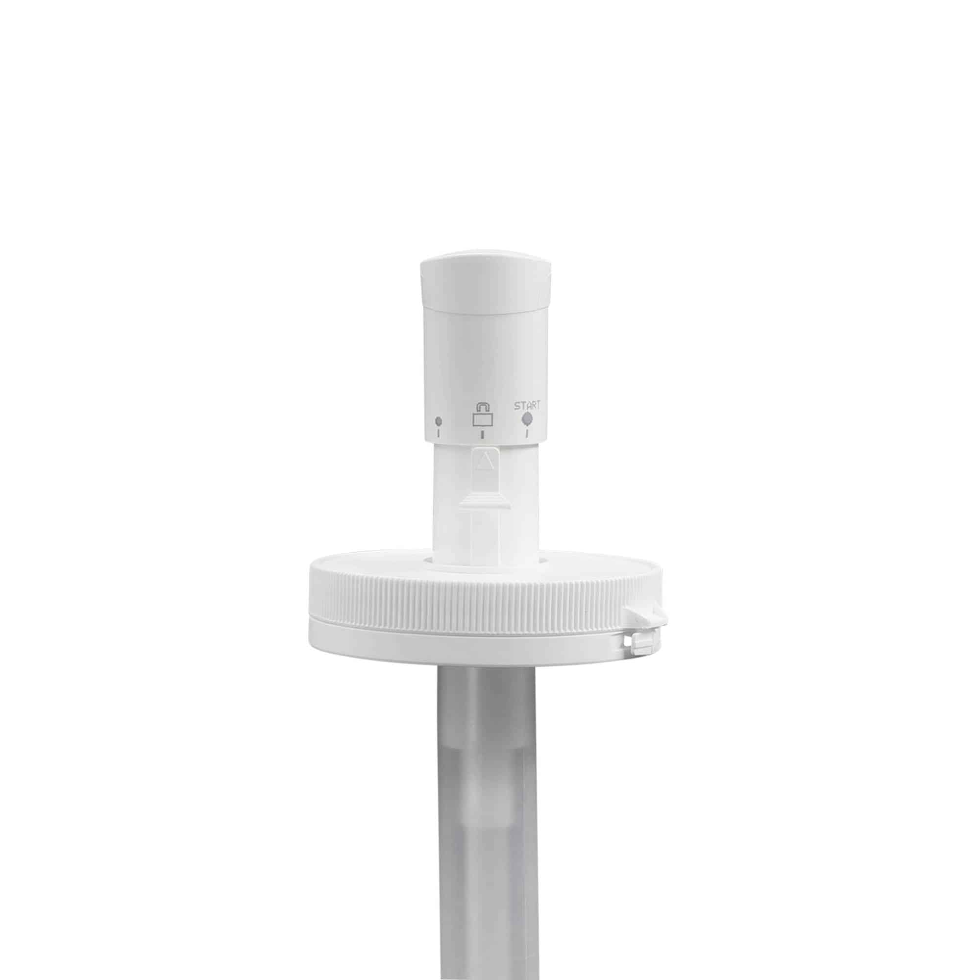 Dispenserpumpe til 655 ml »Securibox«, PE-plast, hvid, til åbning: skruelåg