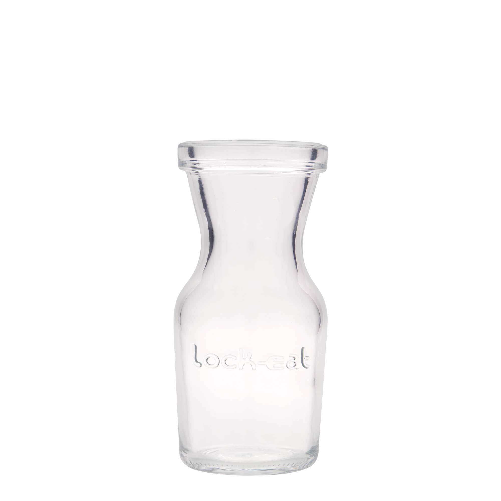 250 ml glaskaraffel »Lock-Eat«, åbning: trådlås