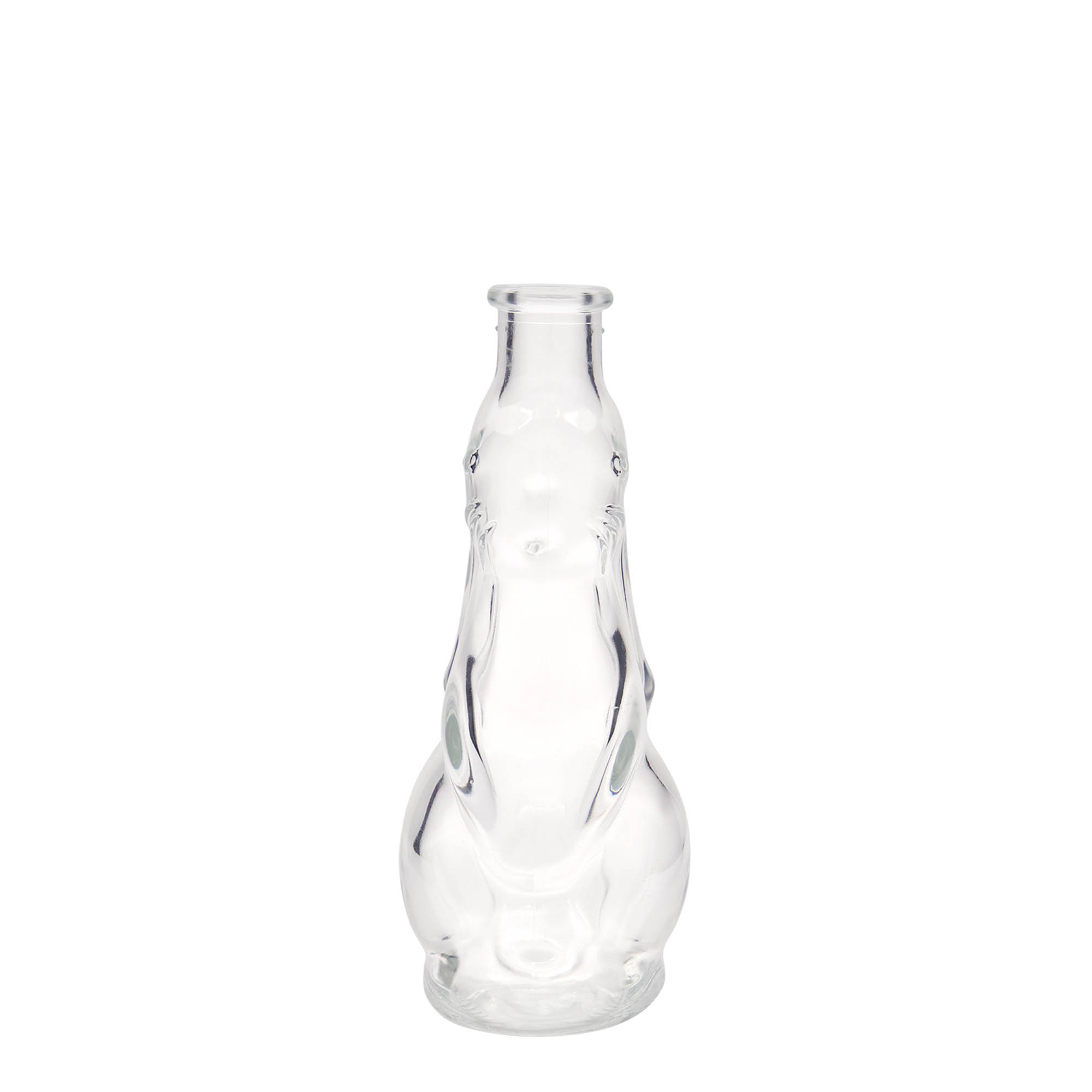 200 ml glasflaske 'Hare', åbning: kork