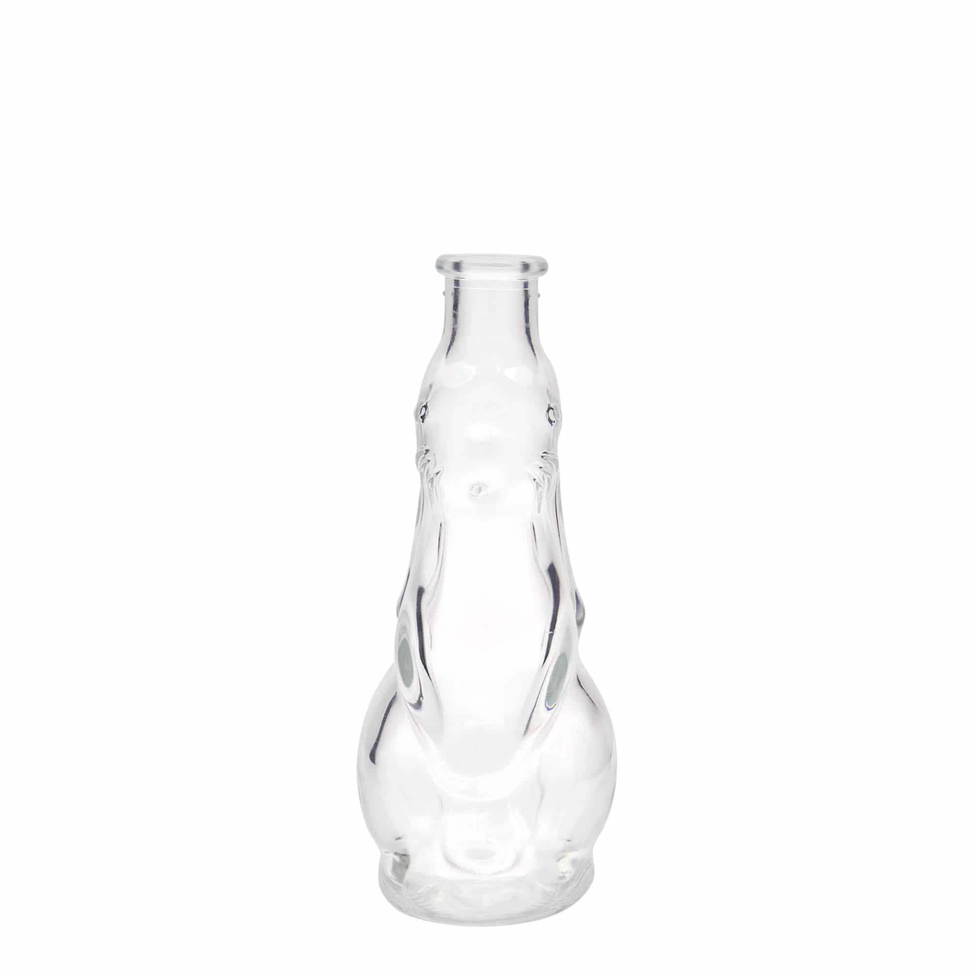 200 ml glasflaske 'Hare', åbning: kork