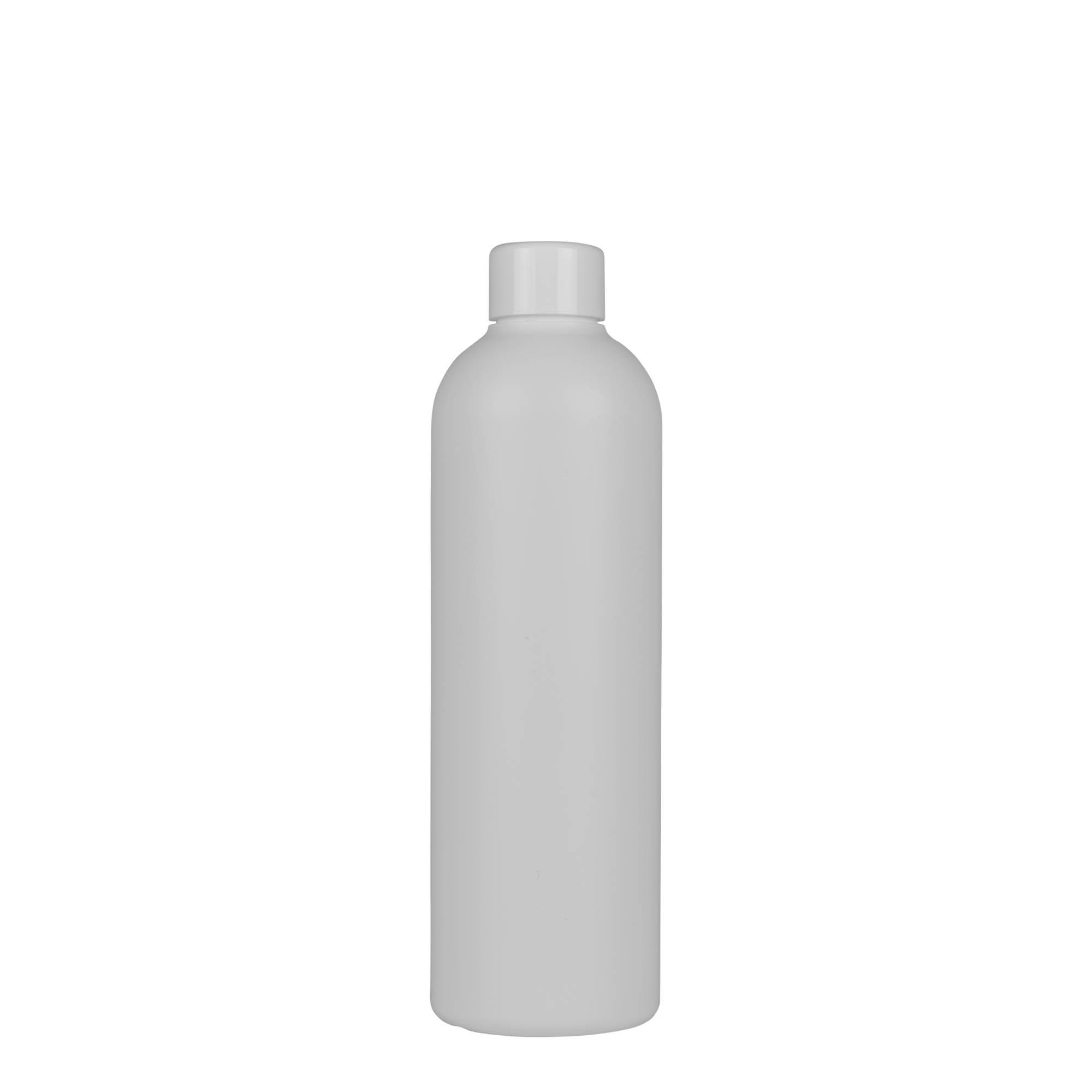 300 ml plastikflaske 'Tuffy', HDPE, hvid, munding: 24/410