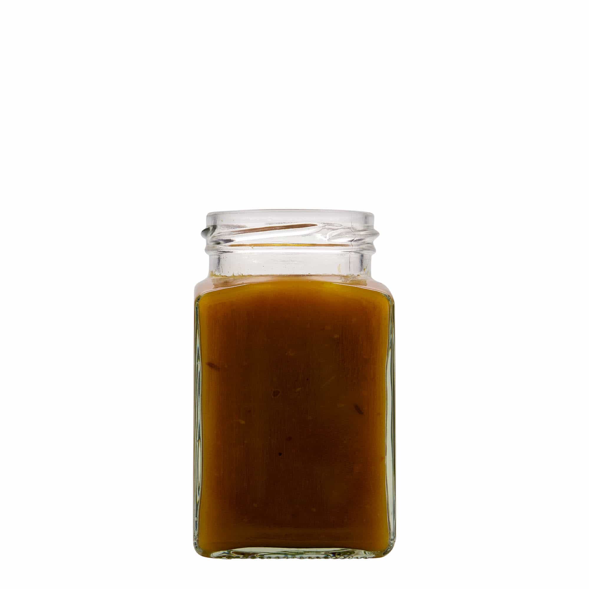 260 ml firkantet glas, åbning: Twist-Off (TO 58)
