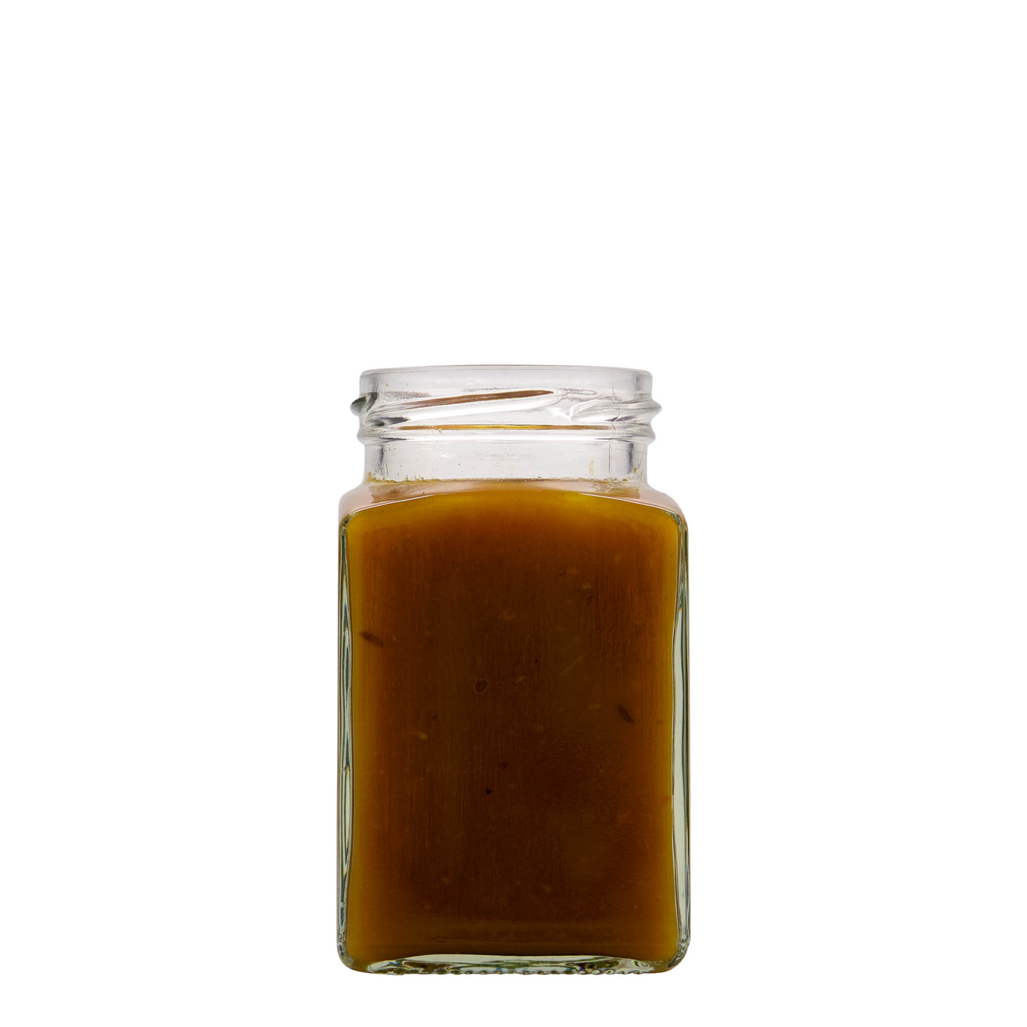 260 ml firkantet glas, åbning: Twist-Off (TO 58)