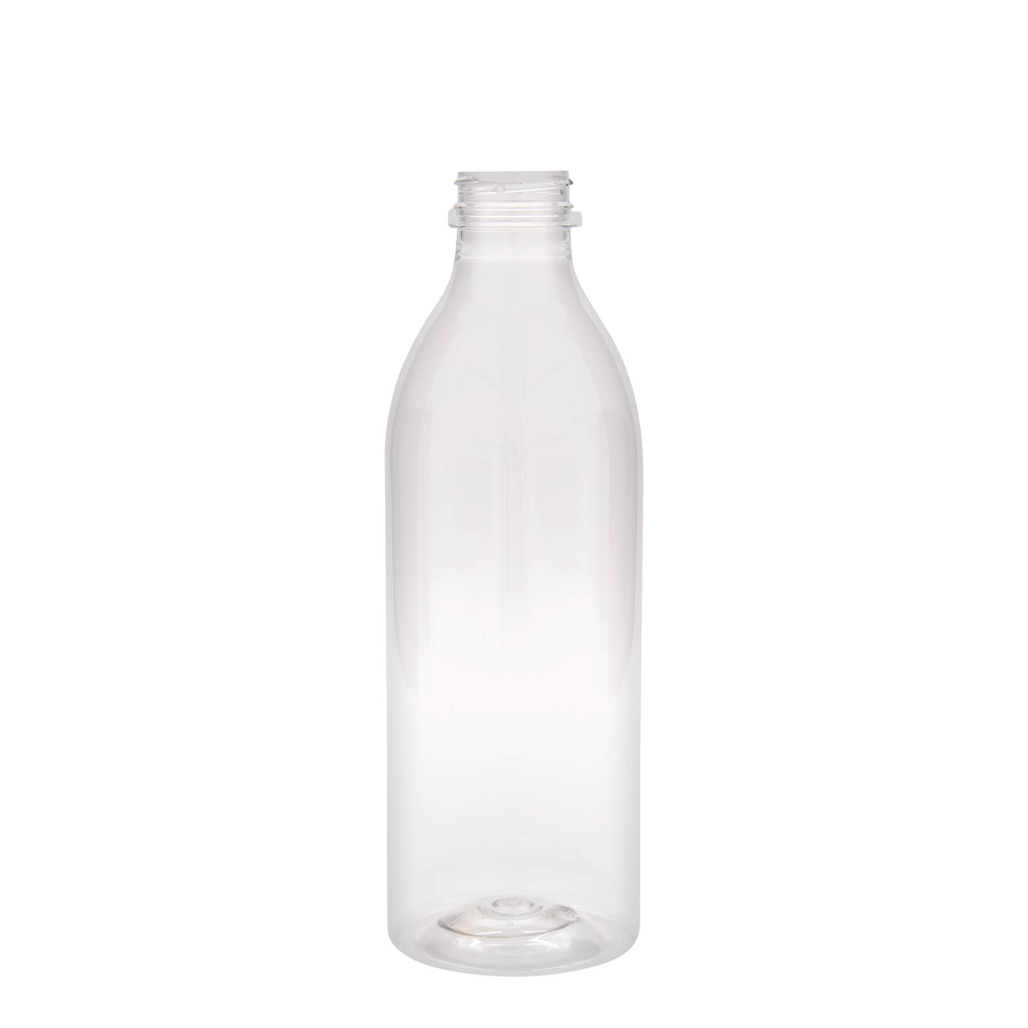 1.000 ml PET-flaske standard, plast, åbning: 38 mm
