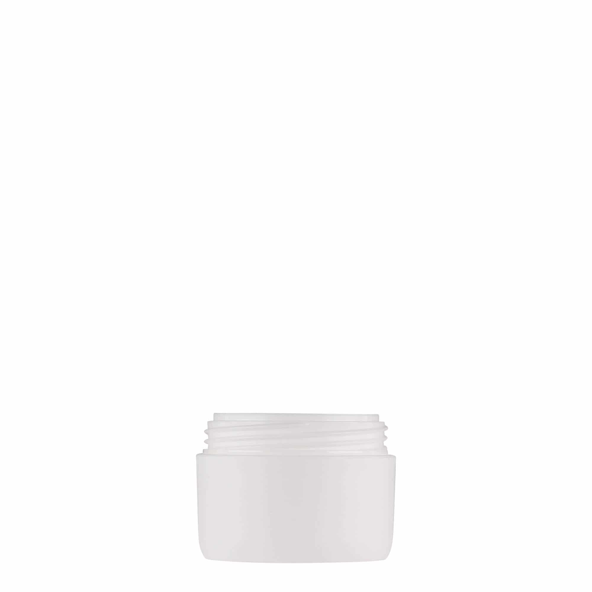 10 ml plastdåse 'Antonella', PP, hvid, åbning: Skruelåg