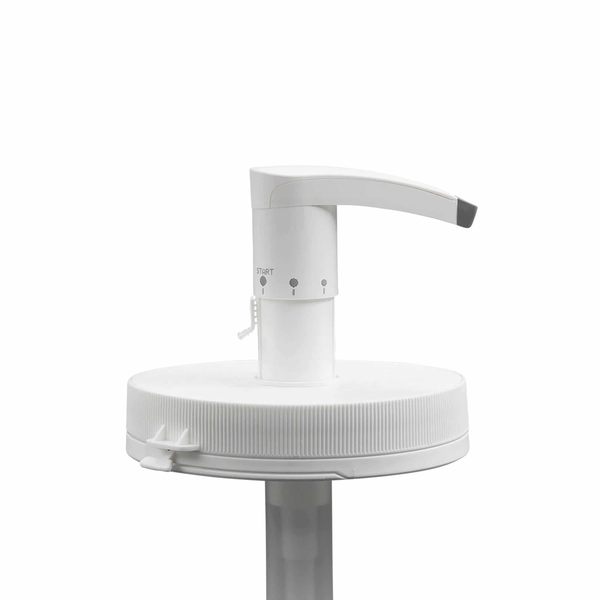 Dispenserpumpe til 1.240 ml 'Securibox', PE-plast, hvid, til åbning: Skruelåg