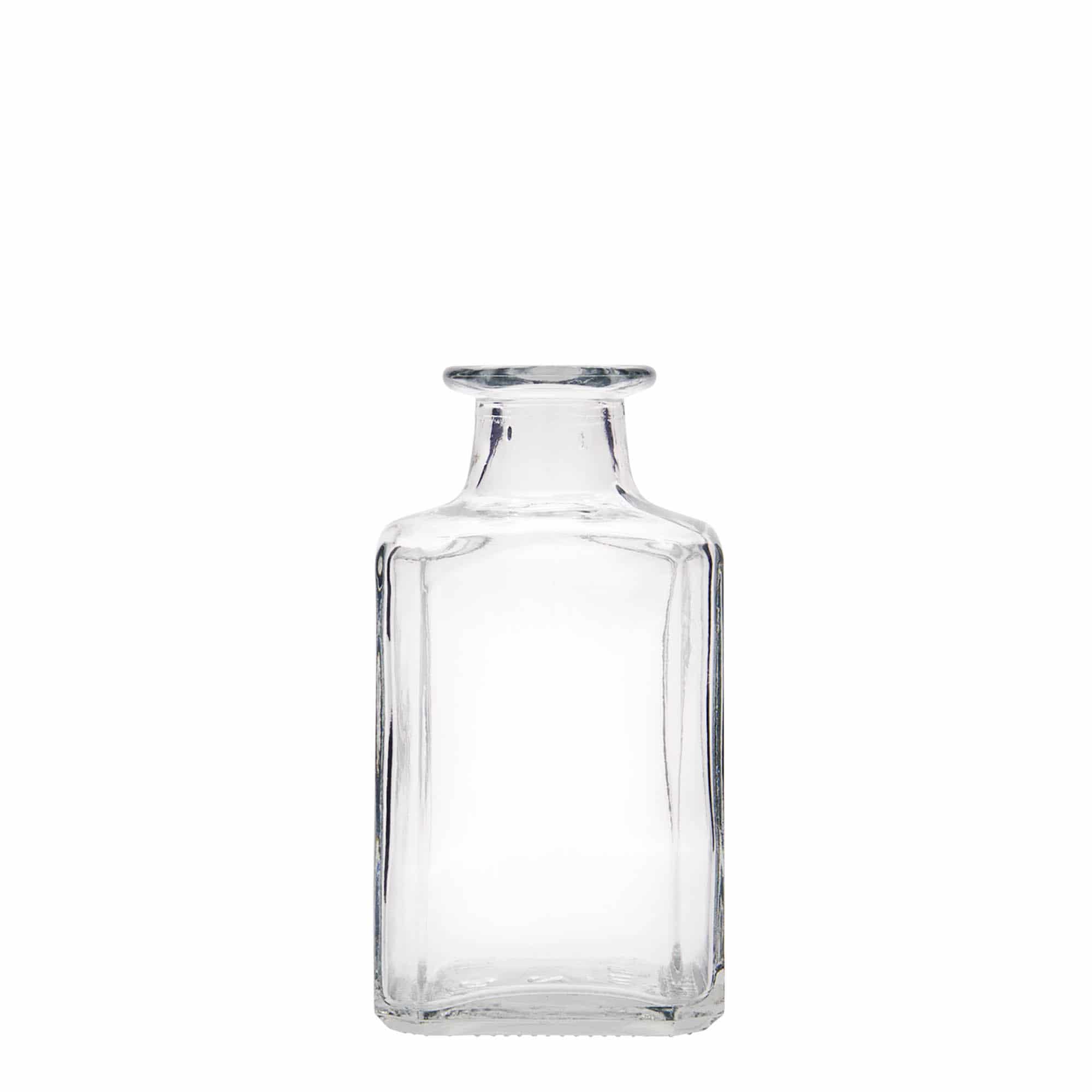 250 ml glasflaske 'Torben', kvadratisk, åbning: Kork 250 ml glasflaske 'Torben', kvadratisk, åbning: Kork
