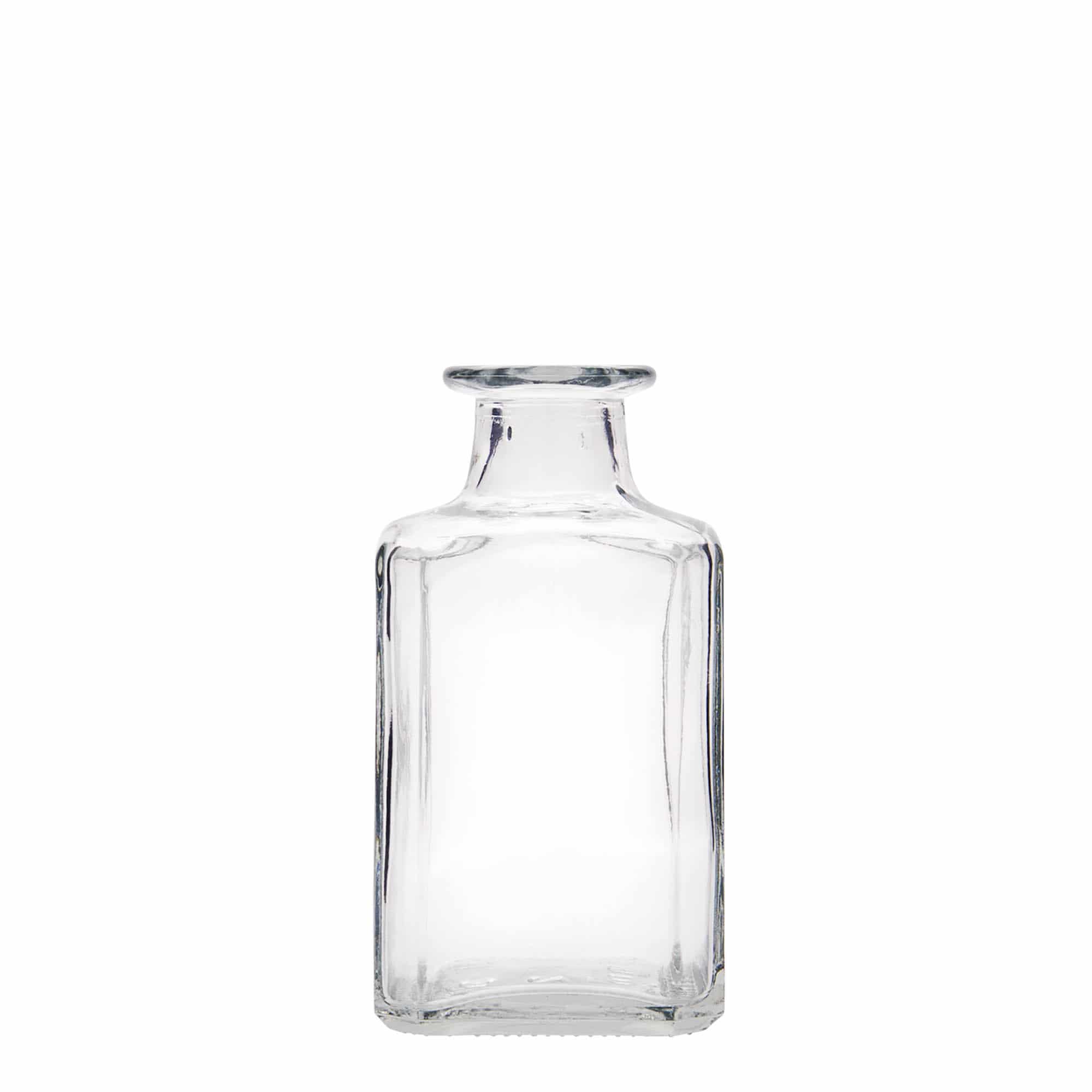 250 ml glasflaske 'Torben', kvadratisk, åbning: kork