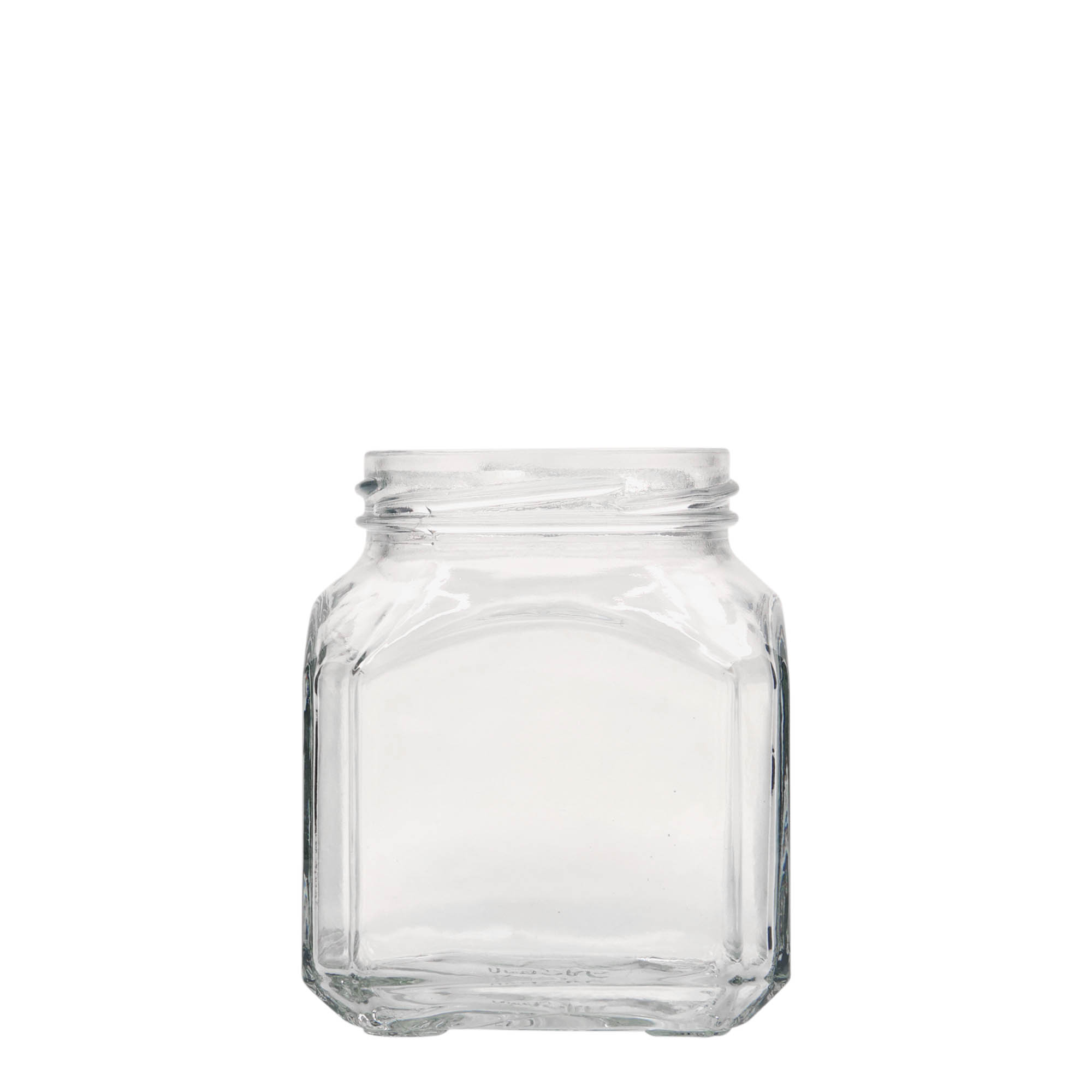 314 ml firkantet glas 'Mailand', åbning: Twist-Off (TO 63)