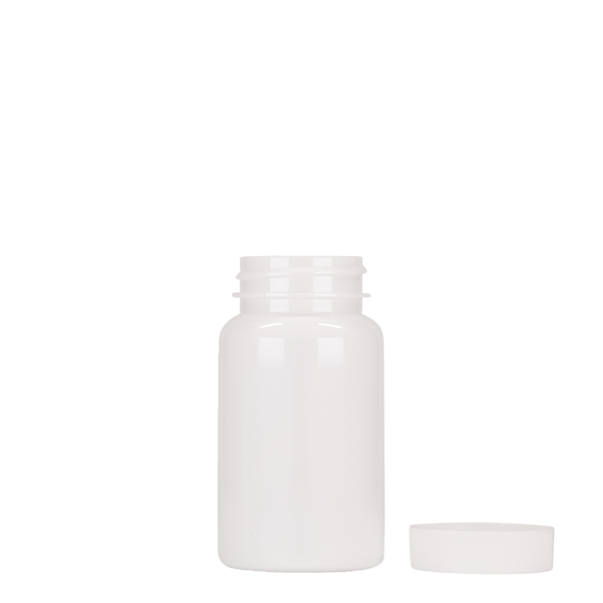 100 ml PET-flaske, plast, hvid, åbning: 38/400 100 ml PET-flaske, plast, hvid, åbning: 38/400