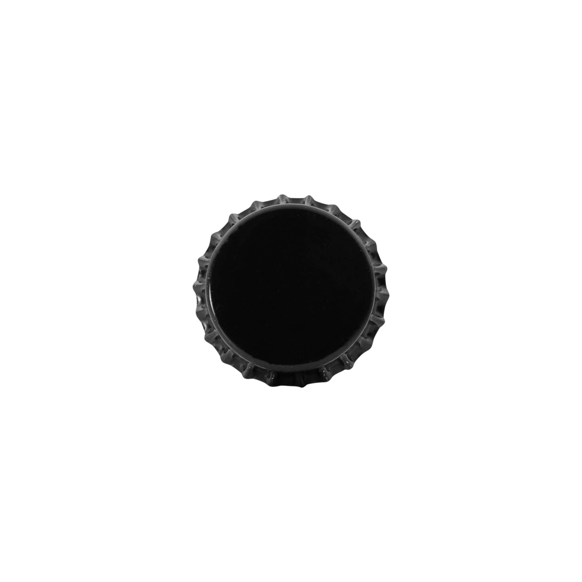 Kapsel 29 mm, metal, sort