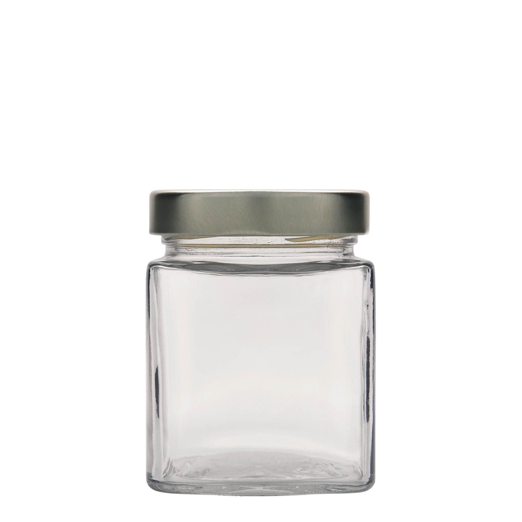 314 ml firkantet glas 'Ikarus', åbning: Deep-Twist-Off (DTO 70)