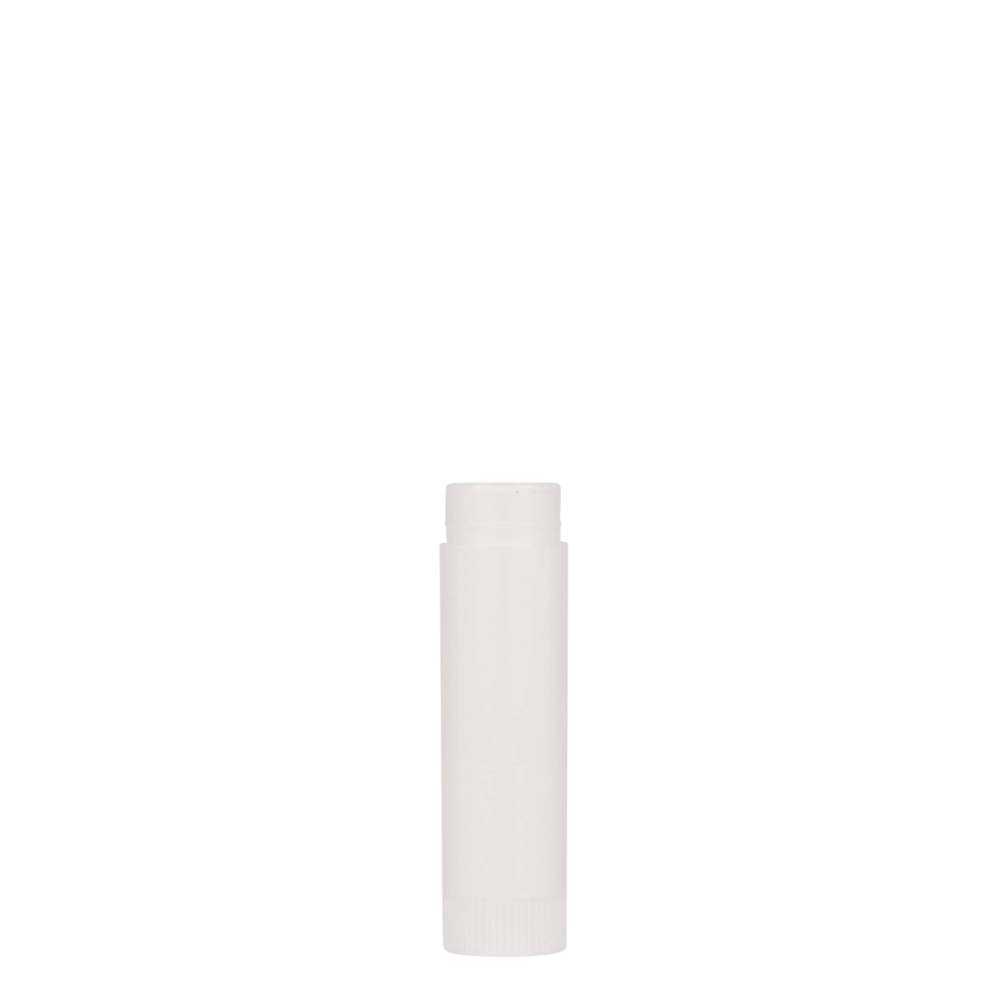6 ml læbestift hylster, PP-plast, hvid 6 ml læbestift hylster, PP-plast, hvid
