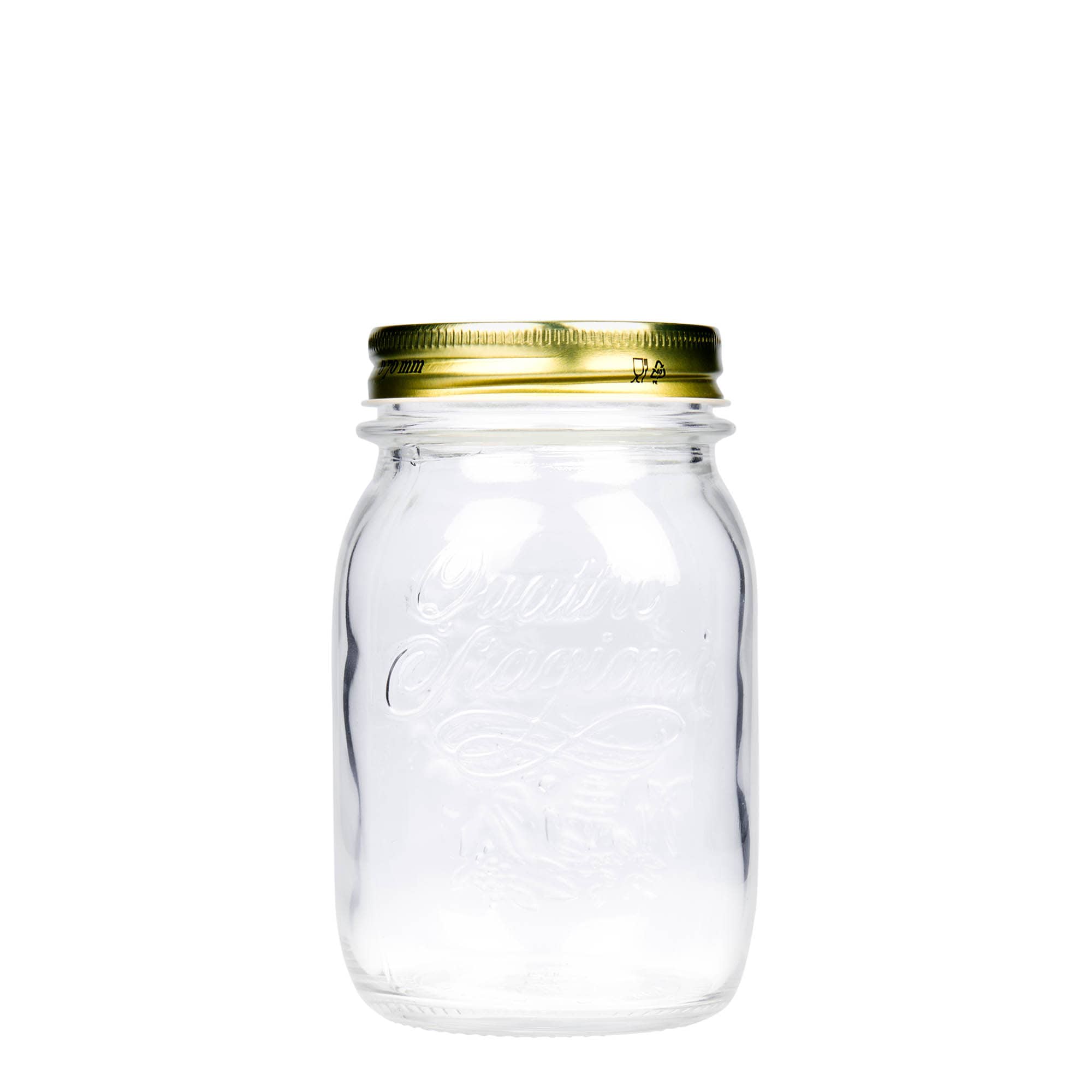 500 ml glas »Quattro Stagioni«, åbning: skruelåg