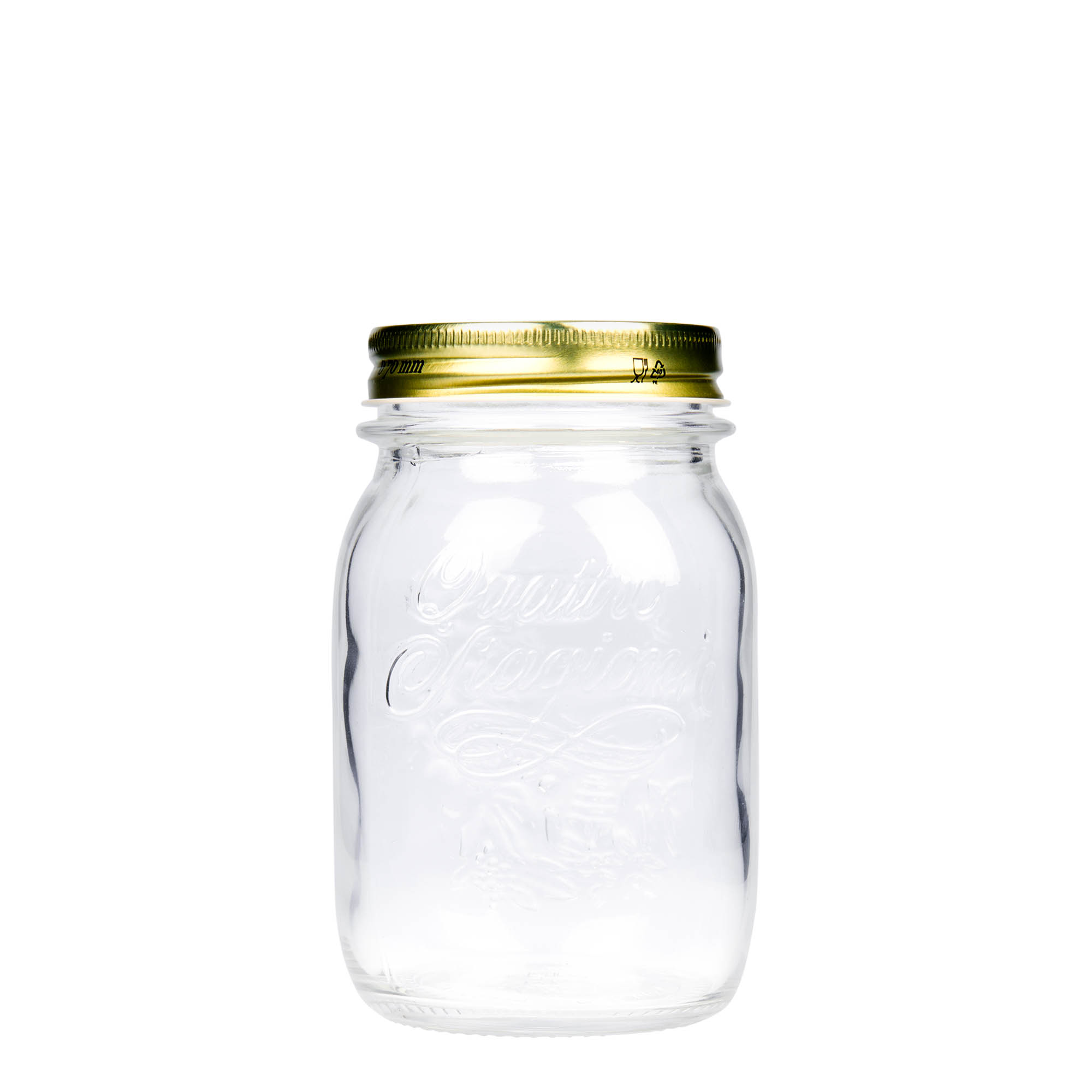 500 ml glas »Quattro Stagioni«, åbning: skruelåg