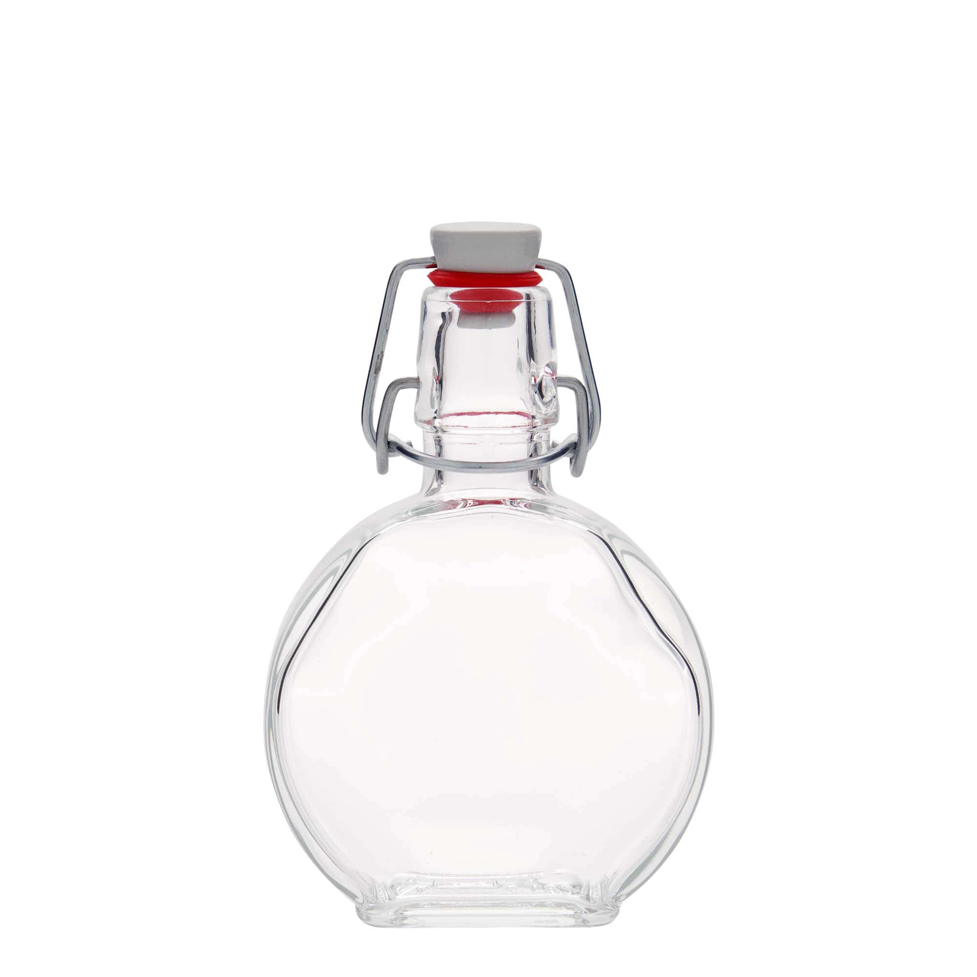 200 ml glasflaske 'Sensatione', firkantet, åbning: Patentlåg