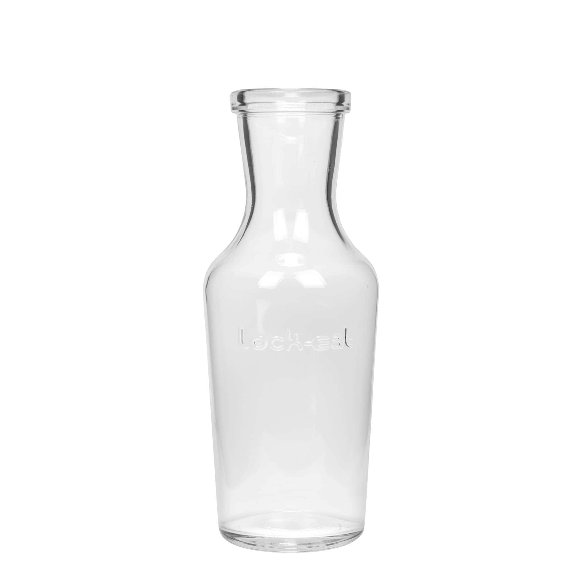 1.000 ml glaskaraffel »Lock-Eat«, åbning: trådlås