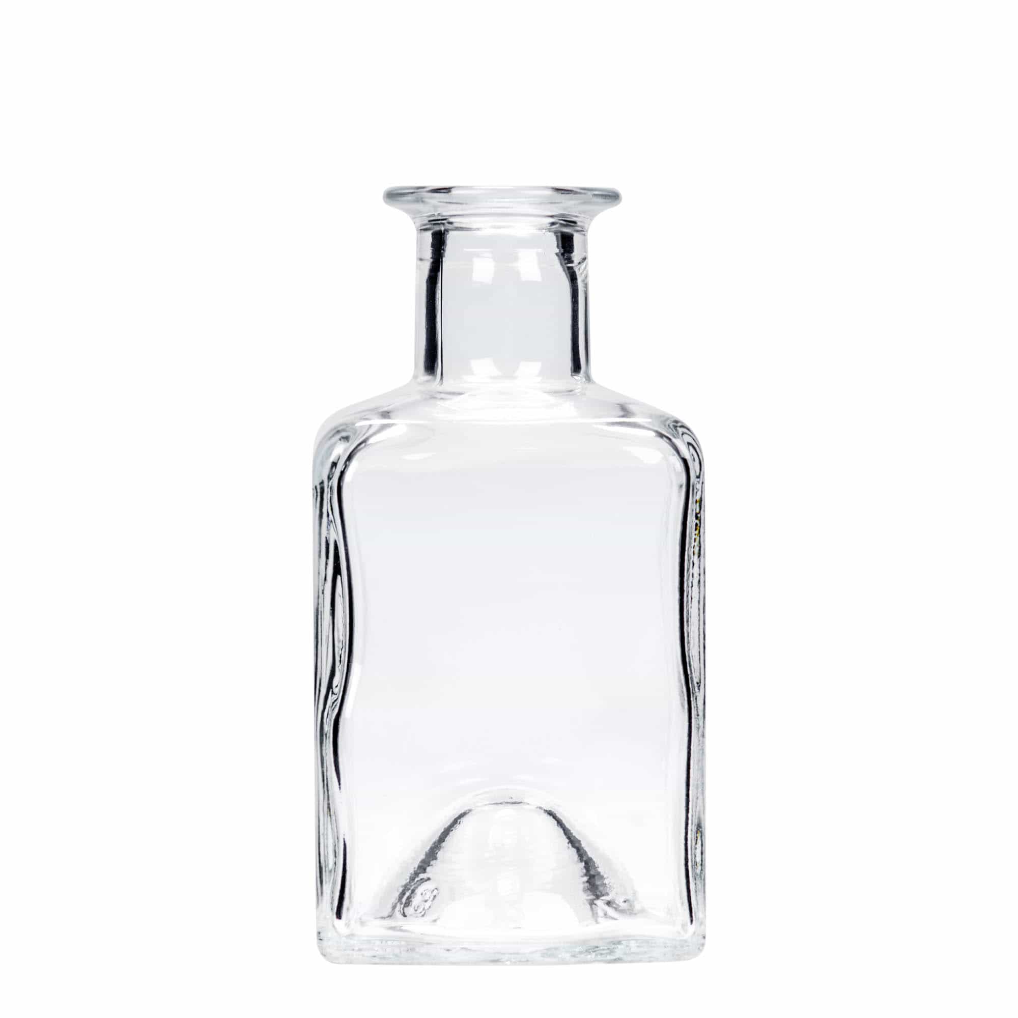 200 ml glasflaske 'Kubica', kvadratisk, åbning: Kork 200 ml glasflaske 'Kubica', kvadratisk, åbning: Kork