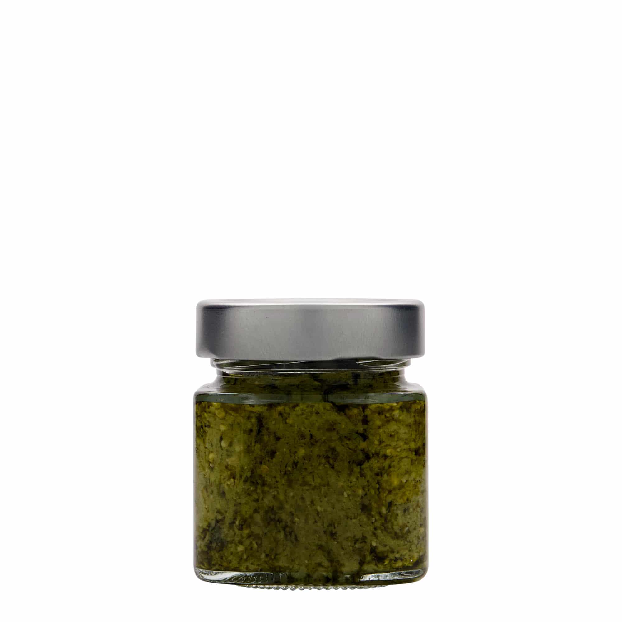 156 ml firkantet glas »Funny«, åbning: Deep-Twist-off (DTO 58)