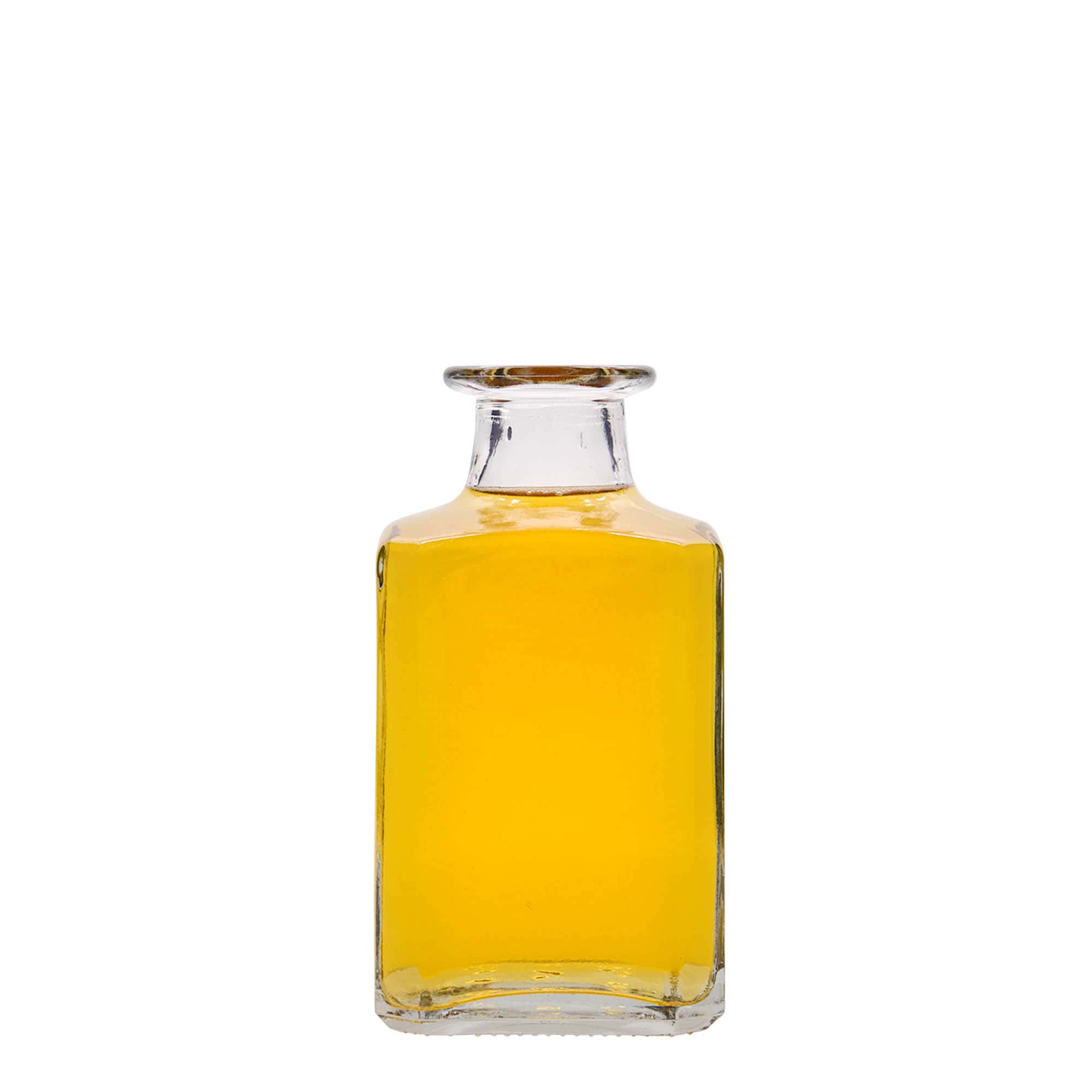 250 ml glasflaske 'Torben', kvadratisk, åbning: kork 250 ml glasflaske 'Torben', kvadratisk, åbning: kork
