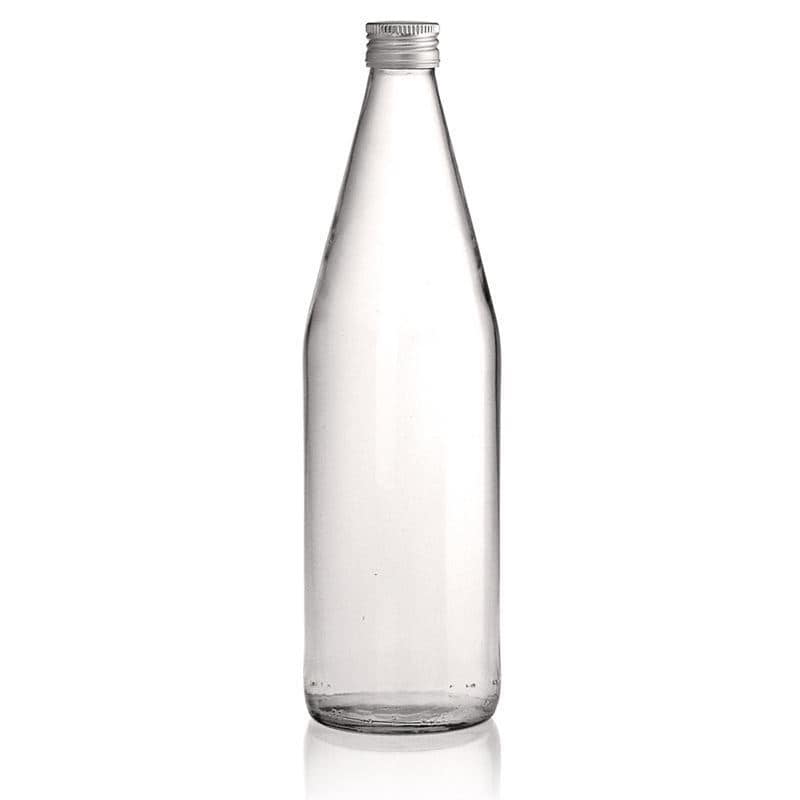 750 ml universalflaske, gulerodsform, glas, åbning: PP 28
