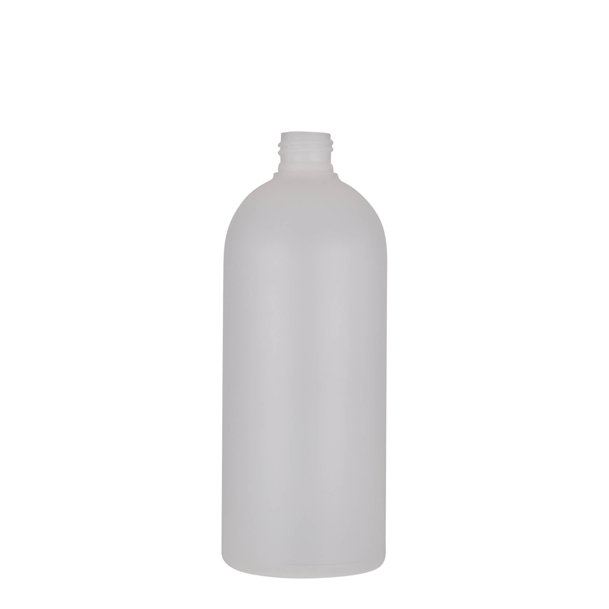 500 ml plastflaske 'Tuffy', HDPE, natur, åbning: 24/410