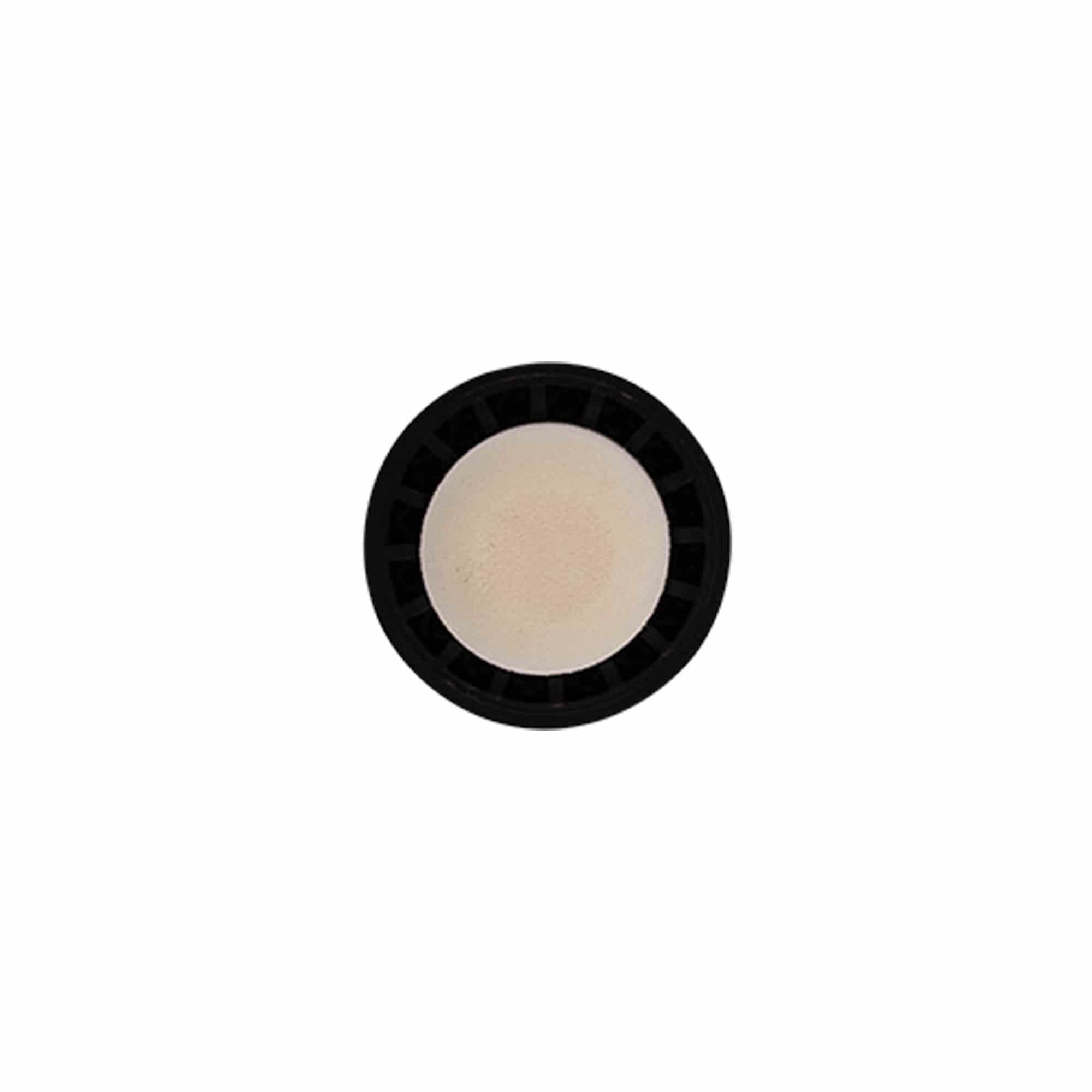 Grebskork 19 mm, plastik, guld, til munding: kork