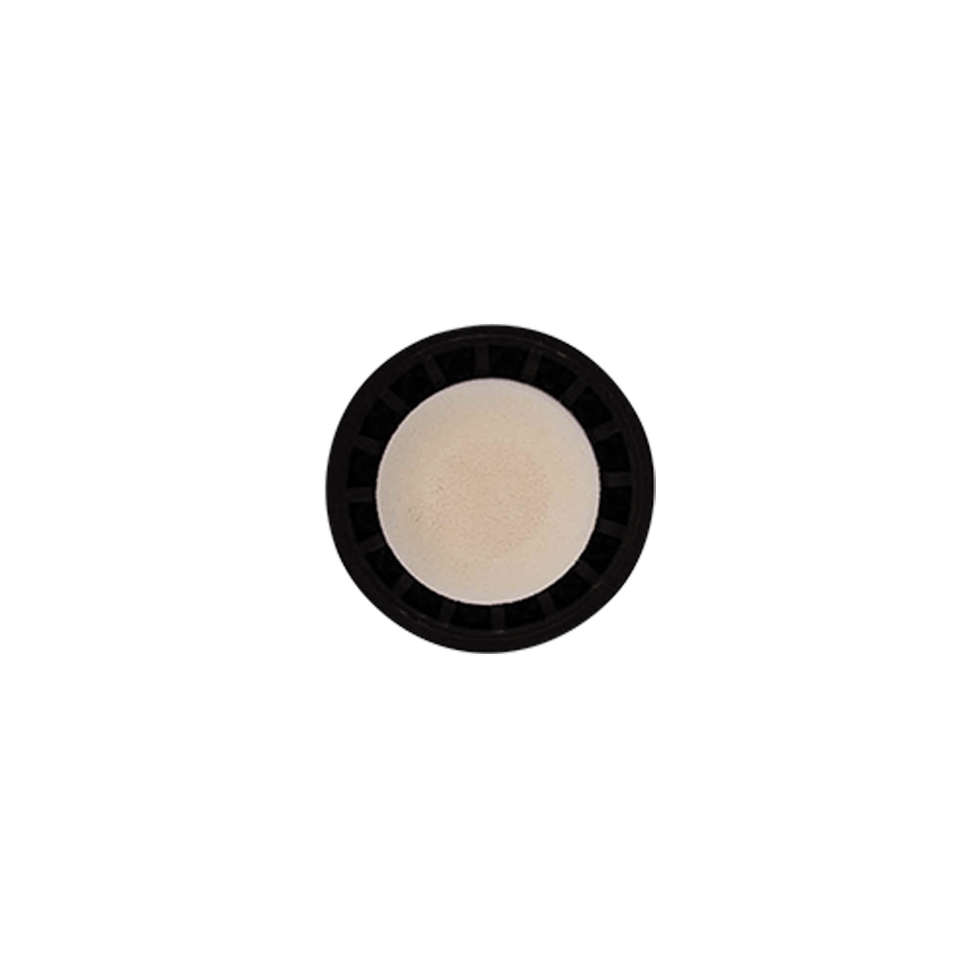 Grebskork 19 mm, plastik, guld, til munding: kork