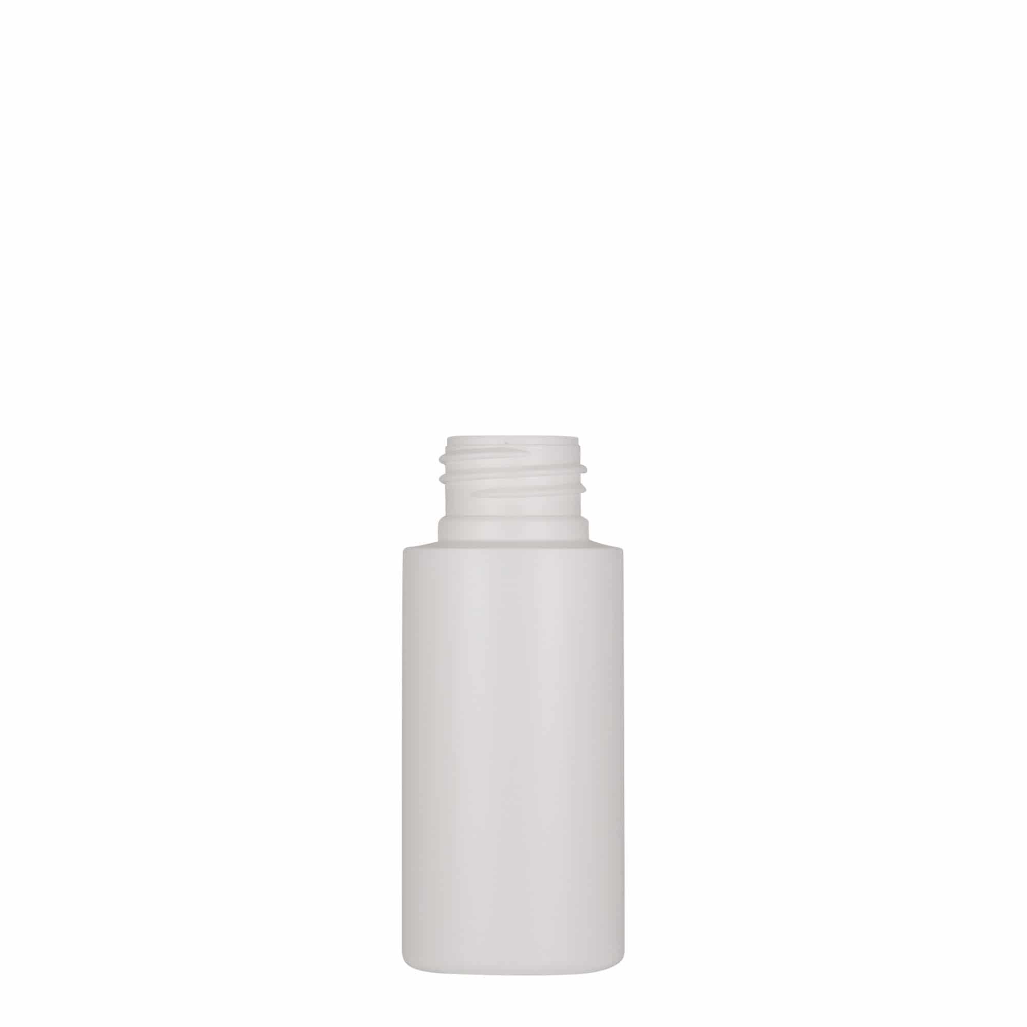 50 ml plastflaske 'Pipe', Green HDPE, hvid, åbning: GPI 24/410 50 ml plastflaske 'Pipe', Green HDPE, hvid, åbning: GPI 24/410