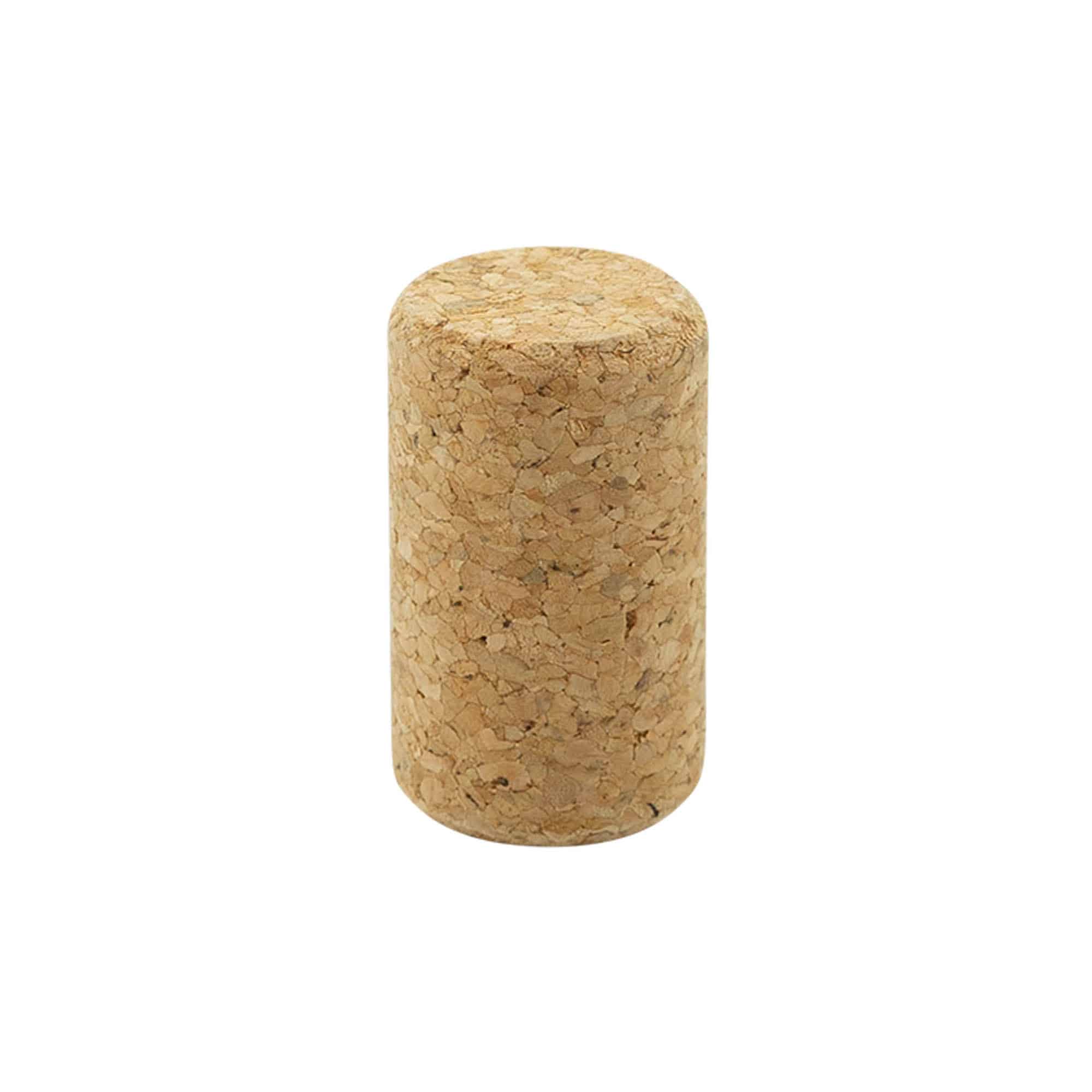 Vinkork 22,5 mm, presset kork, beige, til åbning: kork