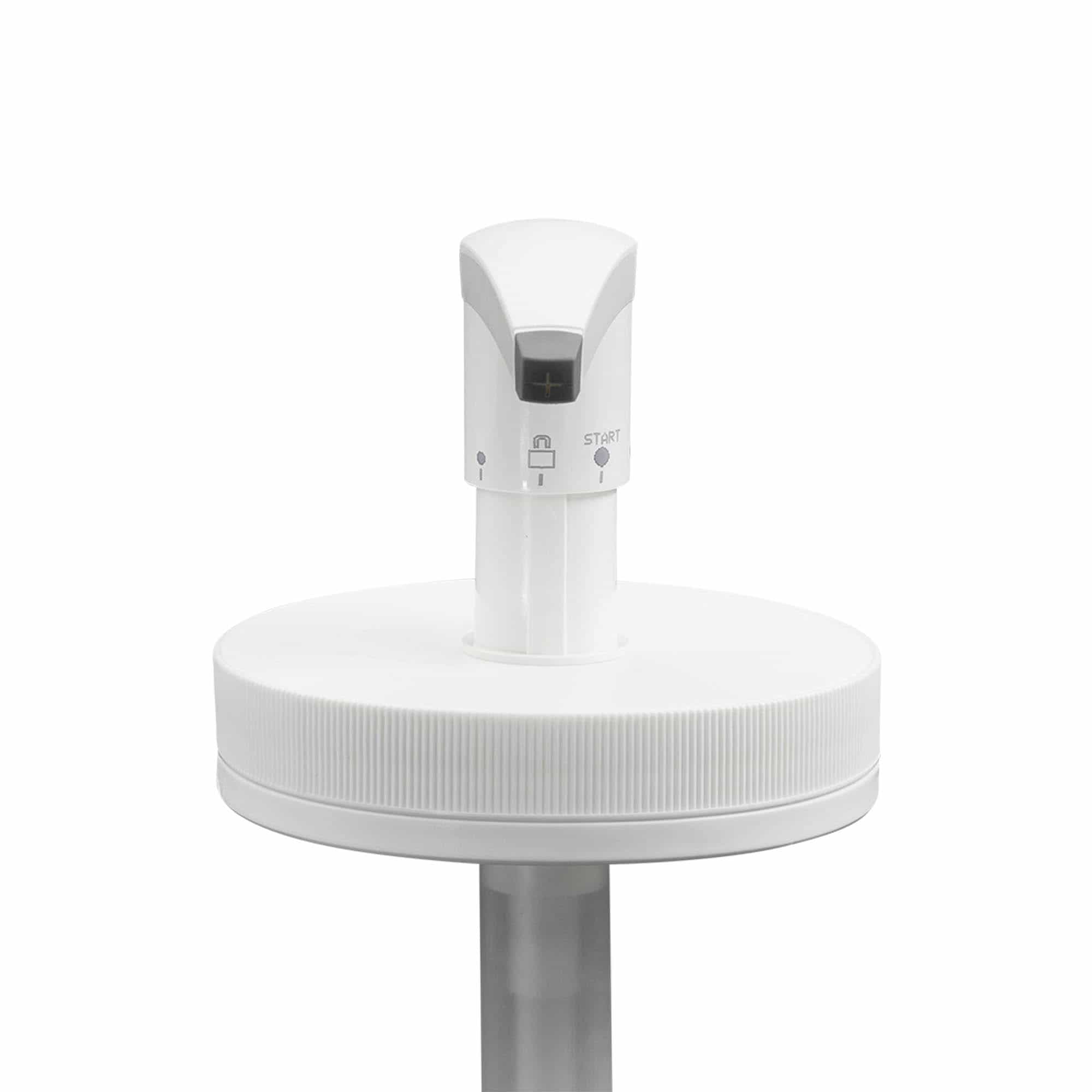 Dispenserpumpe til 1.240 ml 'Securibox', PE-plast, hvid, til åbning: Skruelåg Dispenserpumpe til 1.240 ml 'Securibox', PE-plast, hvid, til åbning: Skruelåg