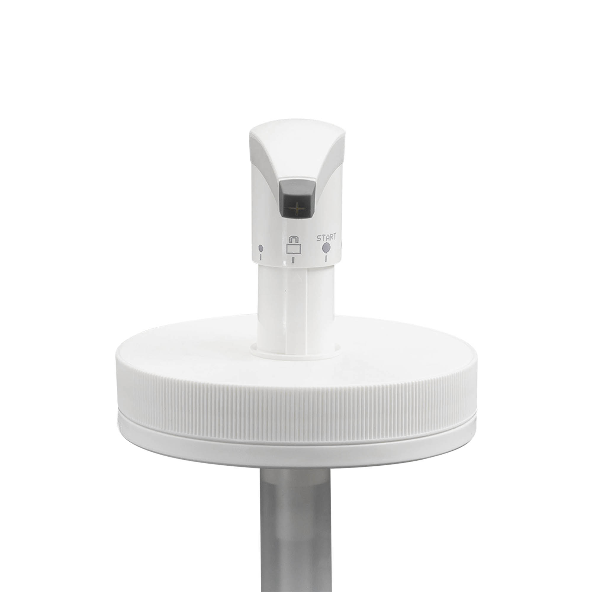 Dispenserpumpe til 1.240 ml 'Securibox', PE-plast, hvid, til åbning: skruelåg Dispenserpumpe til 1.240 ml 'Securibox', PE-plast, hvid, til åbning: skruelåg
