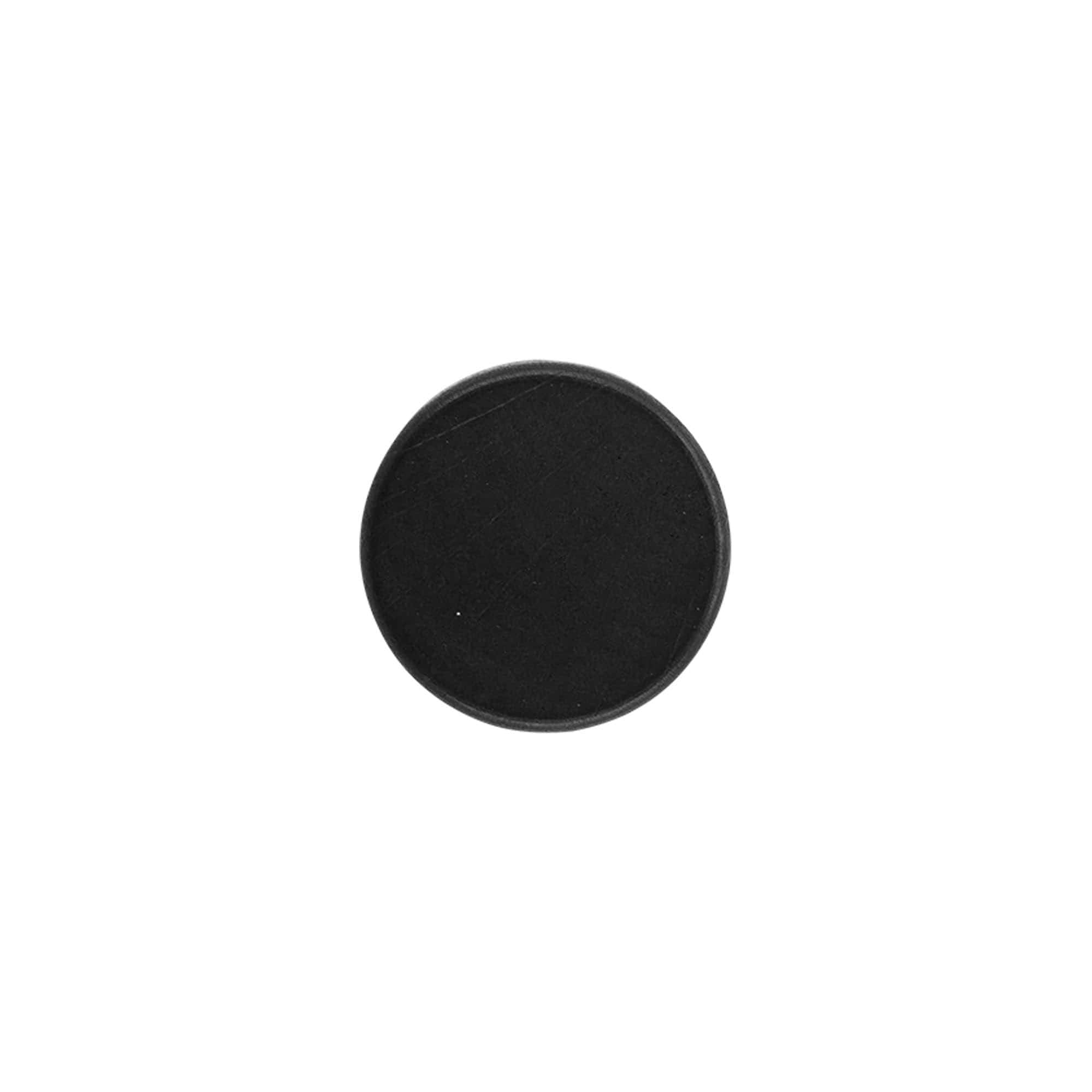 Grebskork 19 mm, træ/plast, sort, til munding: kork