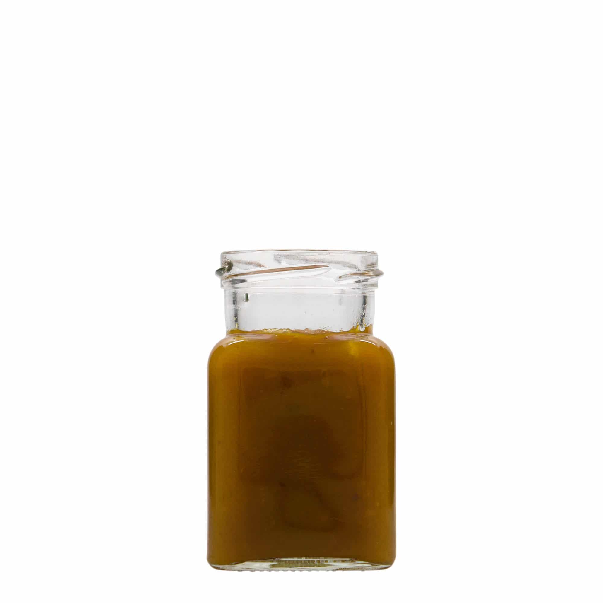 150 ml kvadraktisk glas 'Milano', åbning: Twist-off (TO 53)