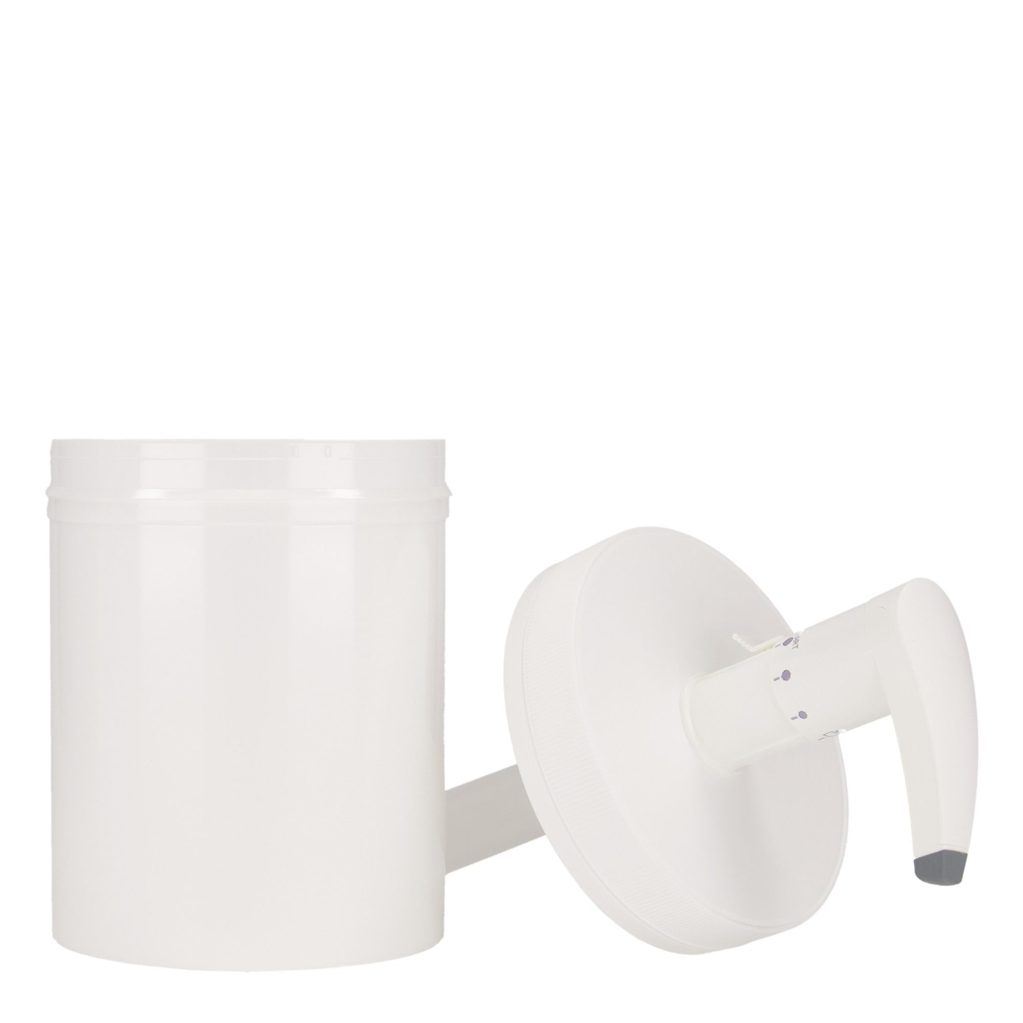 1.240 ml dispenserflaske 'Securibox', PP-plast, hvid, åbning: skruelåg 1.240 ml dispenserflaske 'Securibox', PP-plast, hvid, åbning: skruelåg