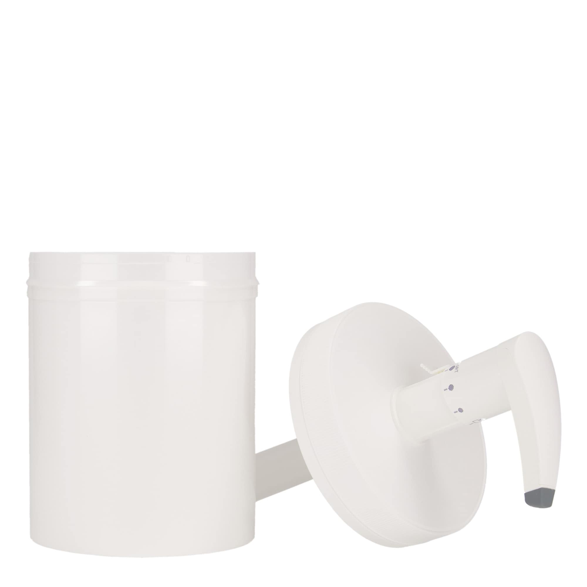 1.240 ml dispenserflaske »Securibox«, PP-plast, hvid, åbning: skruelåg