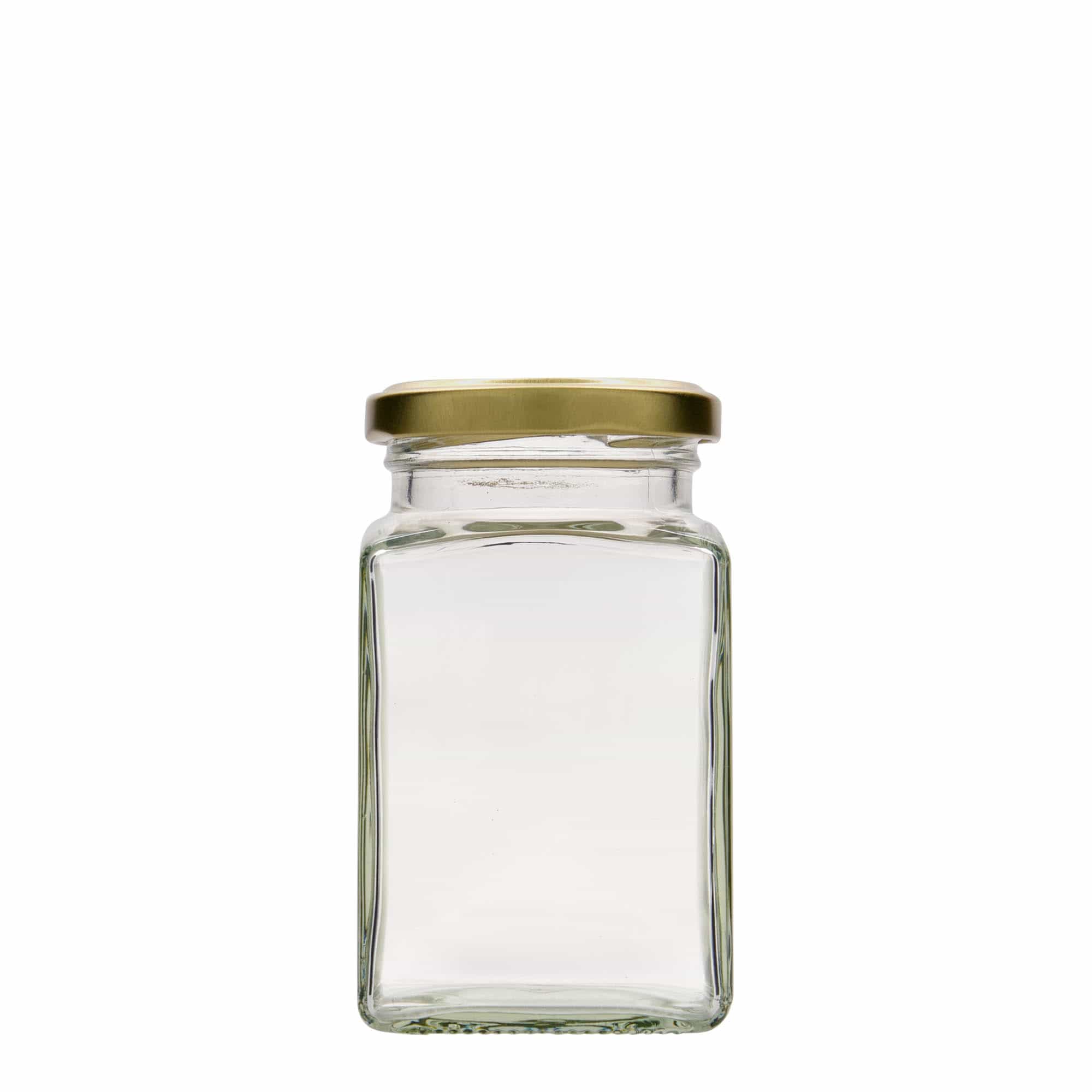 260 ml firkantet glas, åbning: Twist-Off (TO 58)