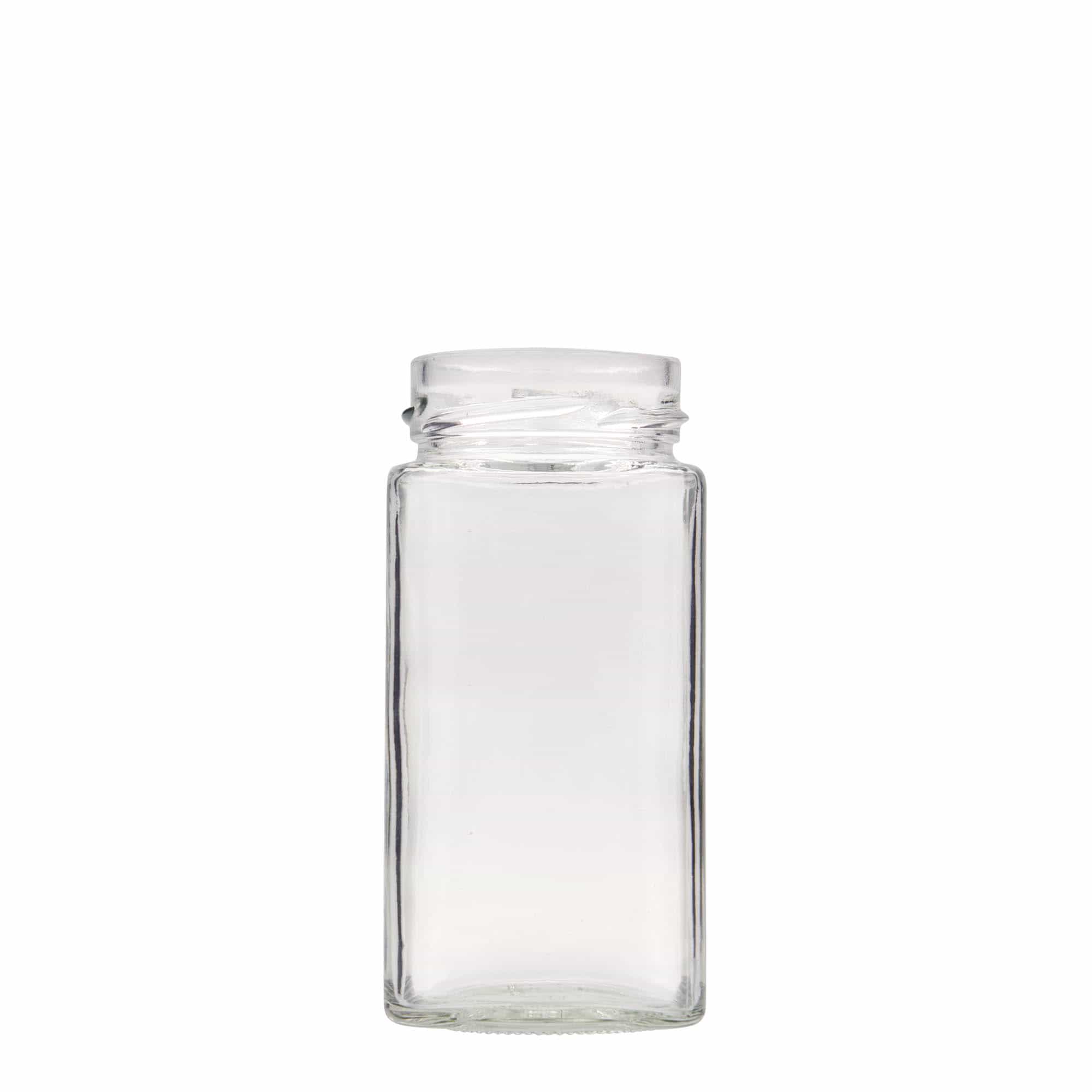 314 ml firkantet glas 'Funny', åbning: Deep-Twist-Off (DTO 58) 314 ml firkantet glas 'Funny', åbning: Deep-Twist-Off (DTO 58)