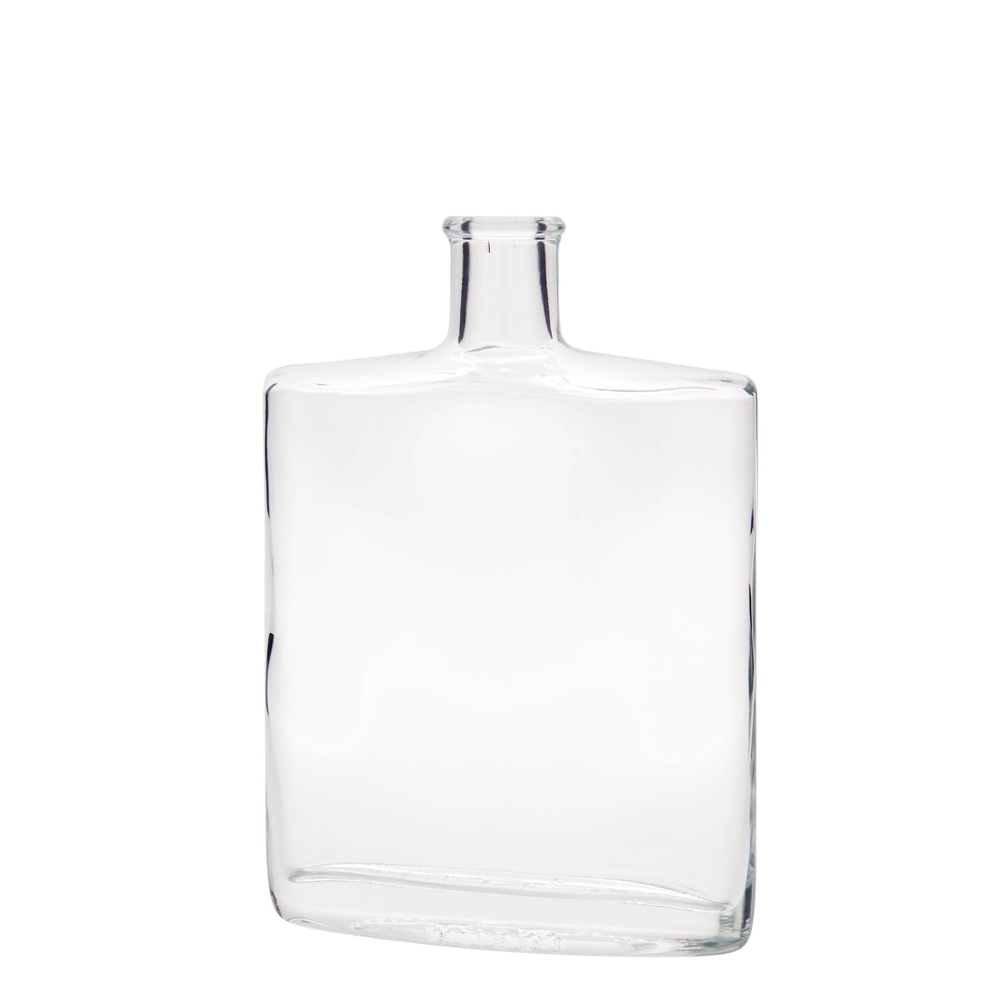 500 ml glasflaske 'Zorbas', oval, åbning: prop